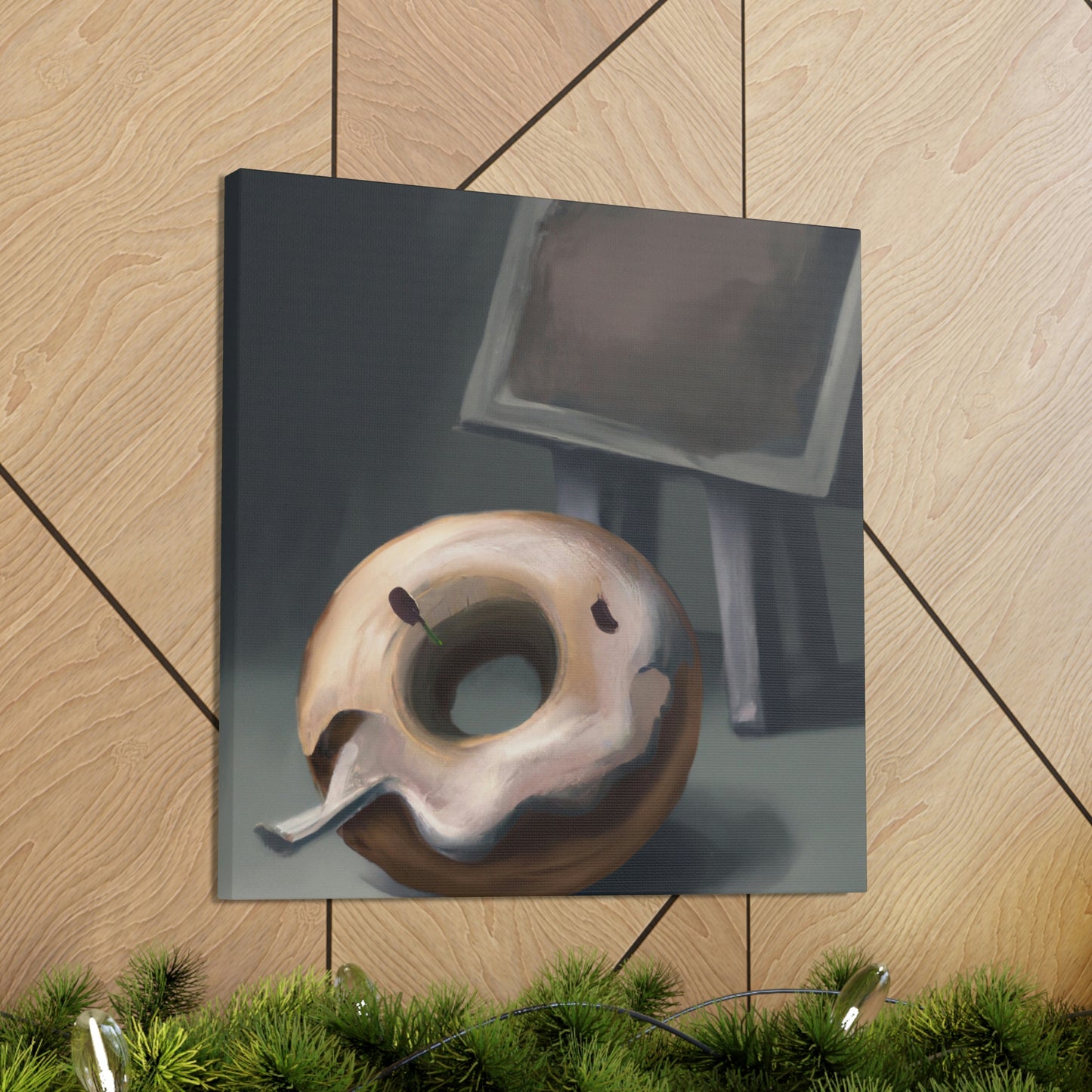 "Doughnut Dreamscape Painting" - Canvas