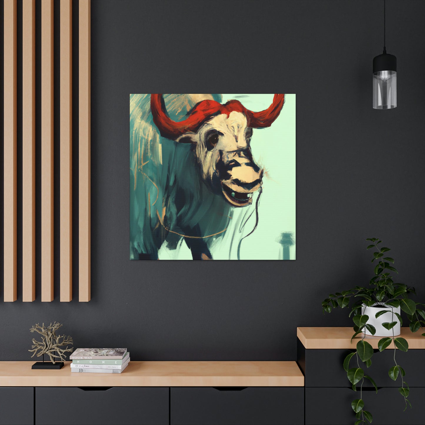 Yaks in the Wilderness - Canvas