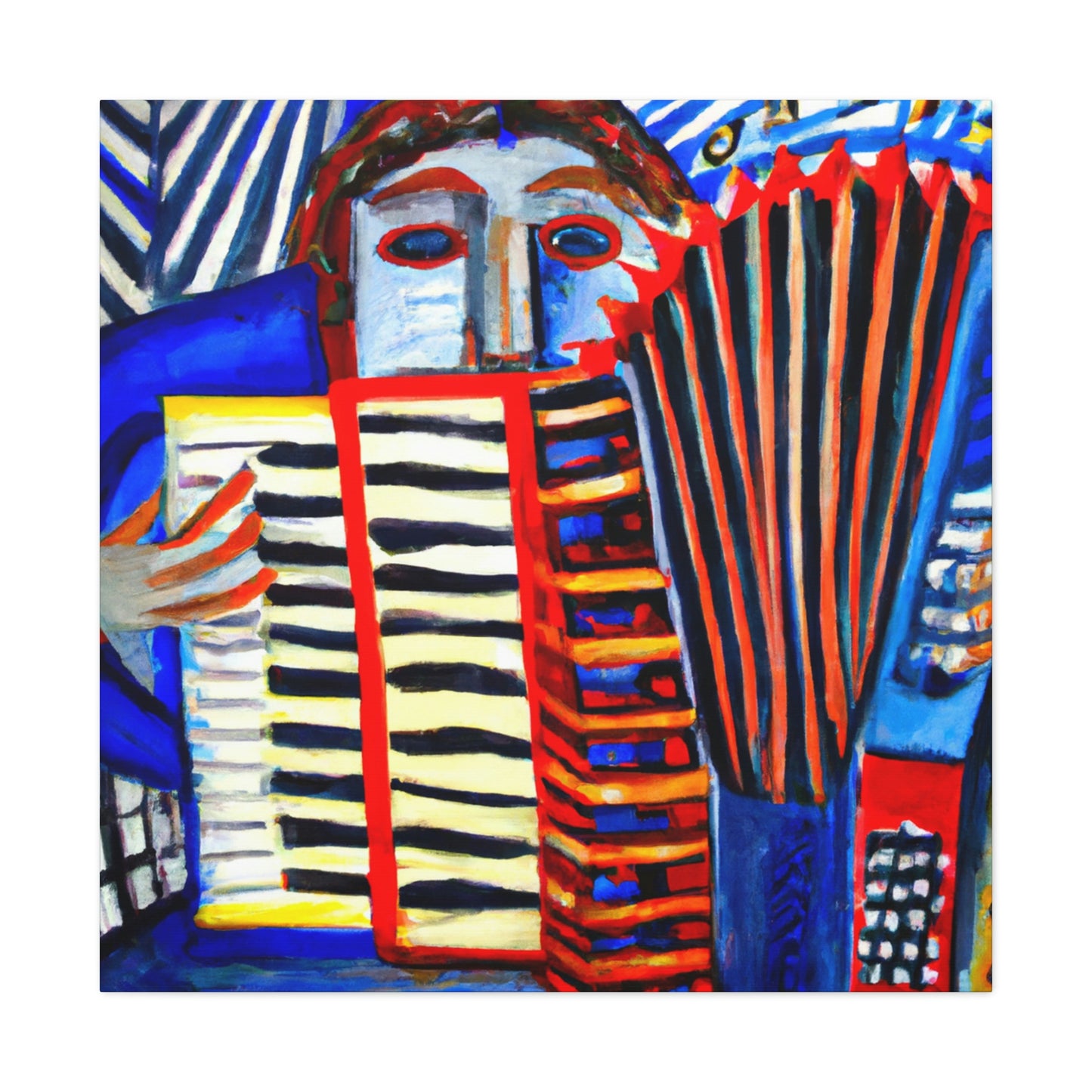 Accordion and Expressionism - Canvas