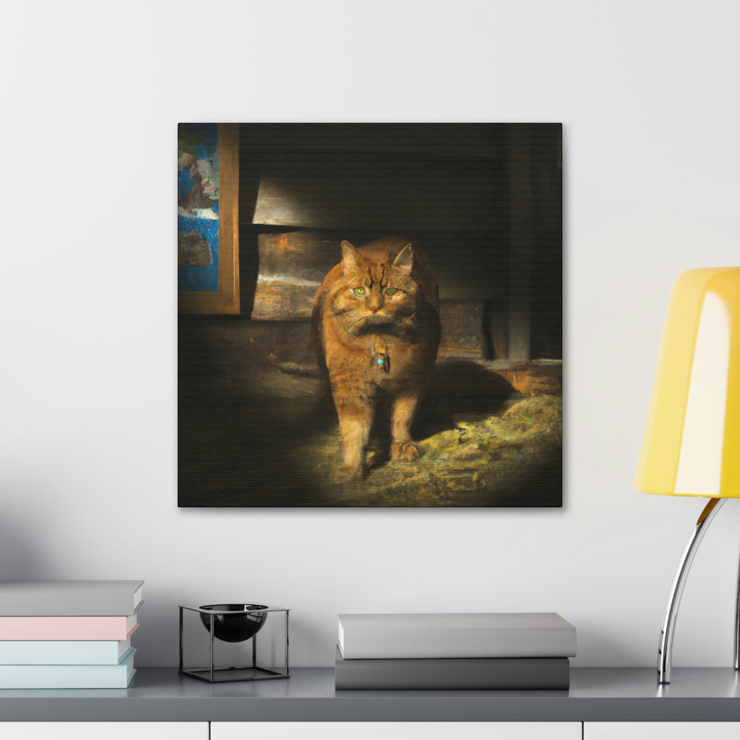 Purr of the Barn - Canvas