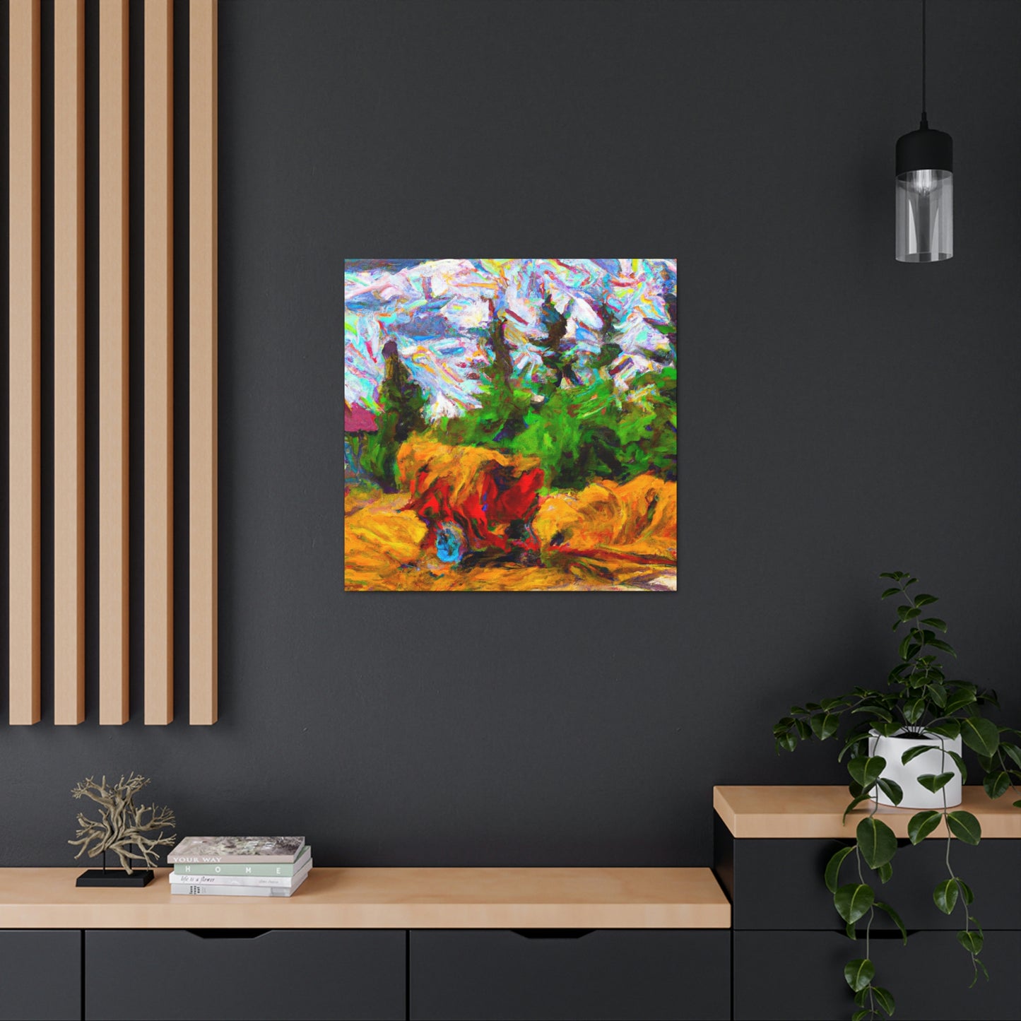 "Hay Wagon Odyssey" - Canvas