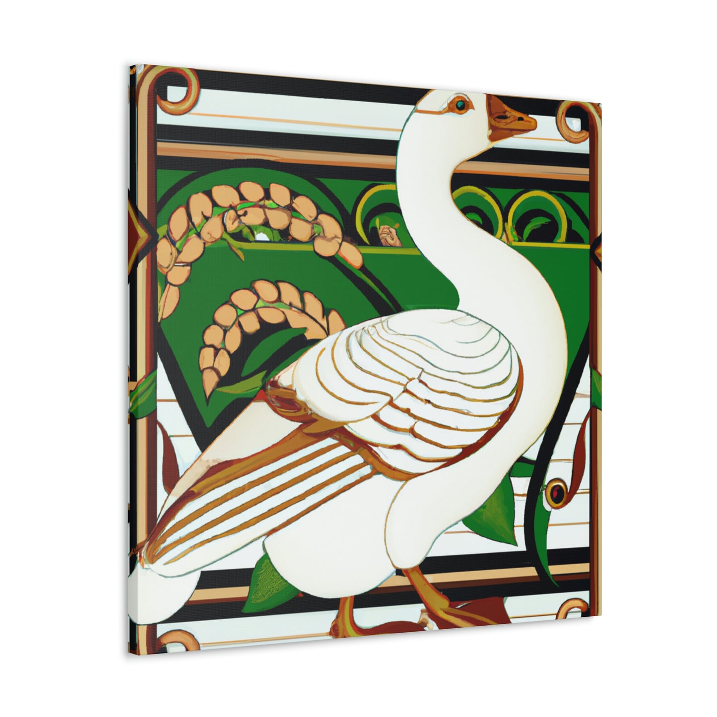 "Goose of Art Nouveau" - Canvas