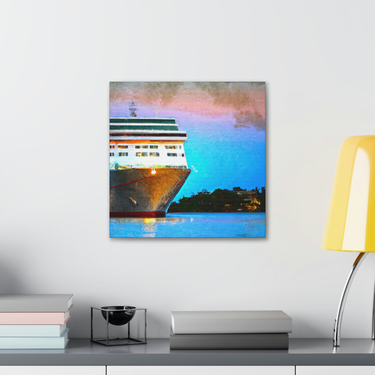 "Cruise Ship Symphony Scene" - Canvas