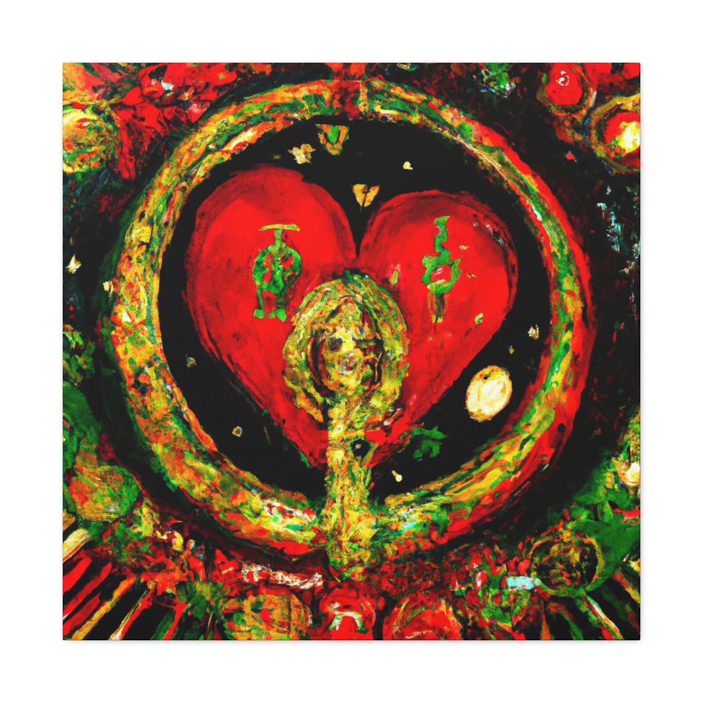 Love's Radiant Halo - Canvas