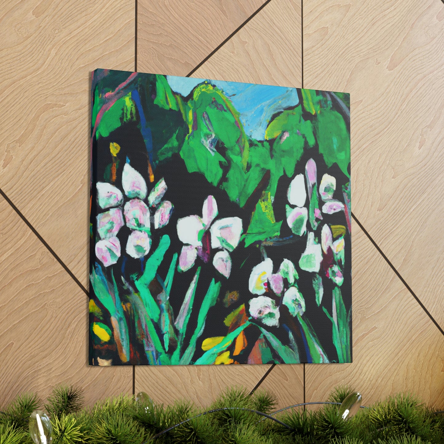 "Orchid in Moonlight Dreaming" - Canvas