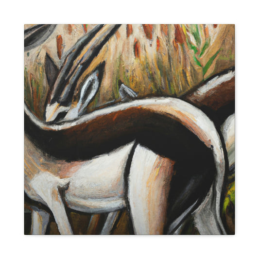 Antelope in Expressionism - Canvas