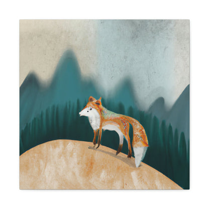 Fox On a Journey - Canvas