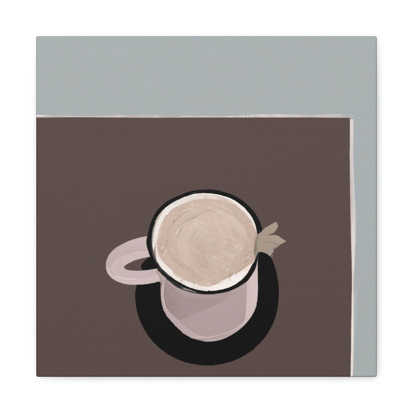 Cappuccino Minimalism - Canvas