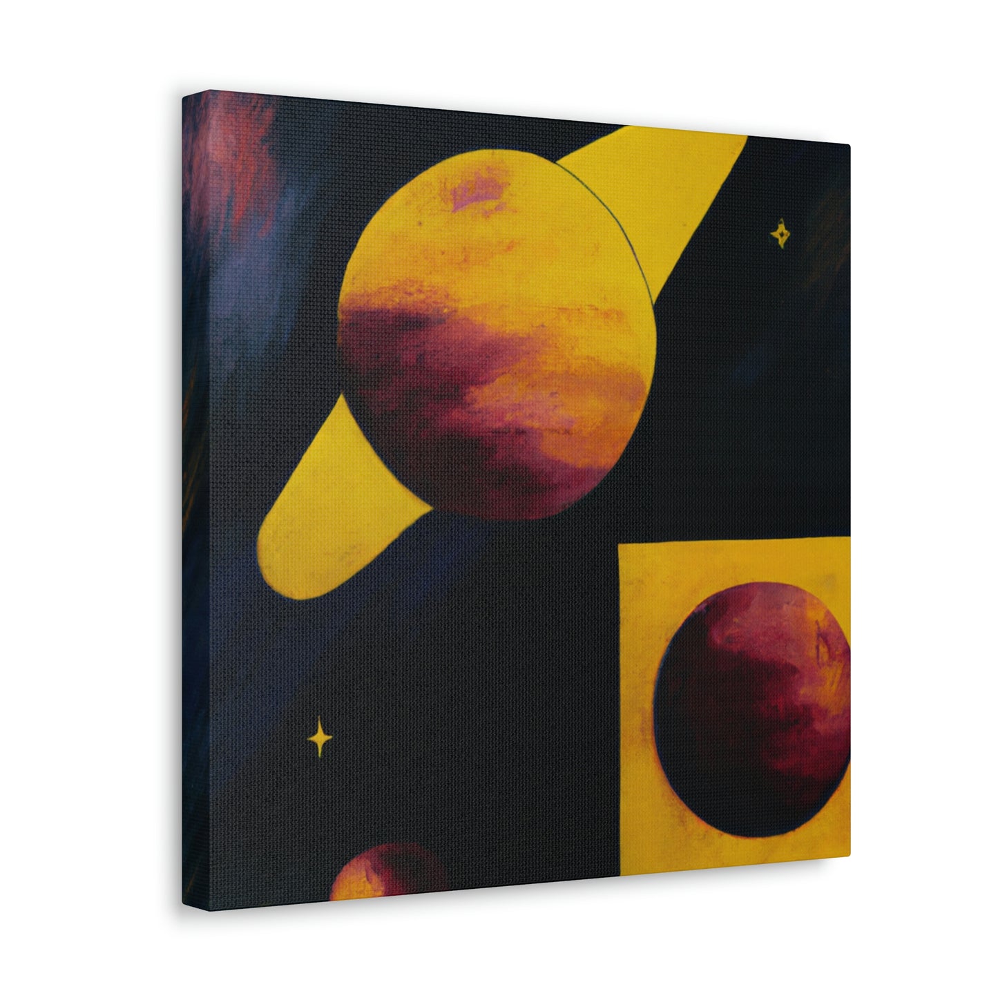 "Pluto, Planetary Enigma" - Canvas