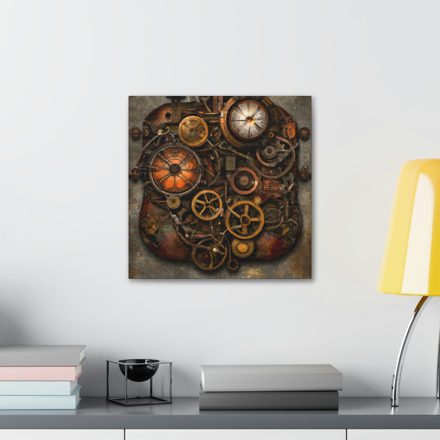 Clockwork Cloudscape Dreaming - Canvas