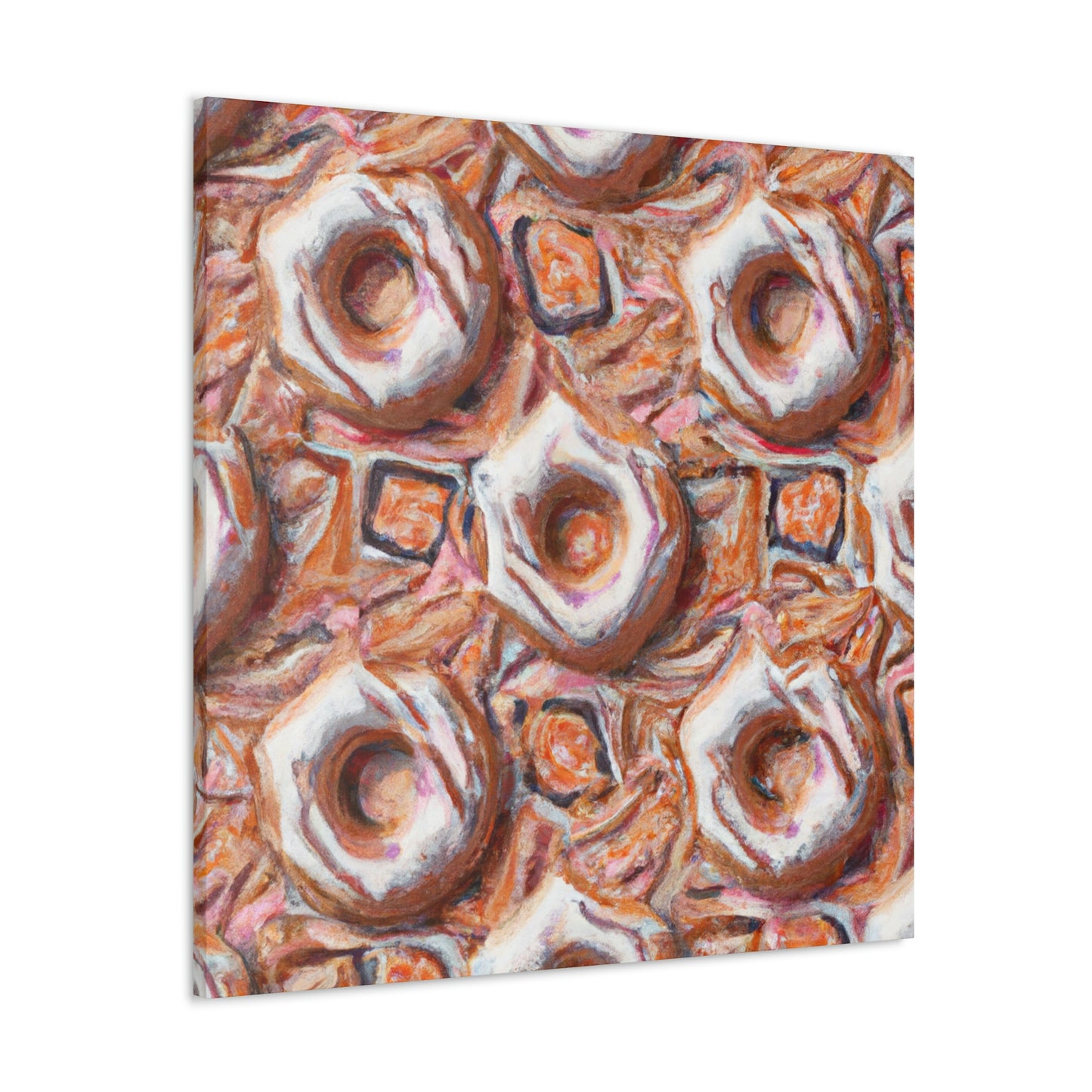 "Sugared Doughnut Delight" - Canvas