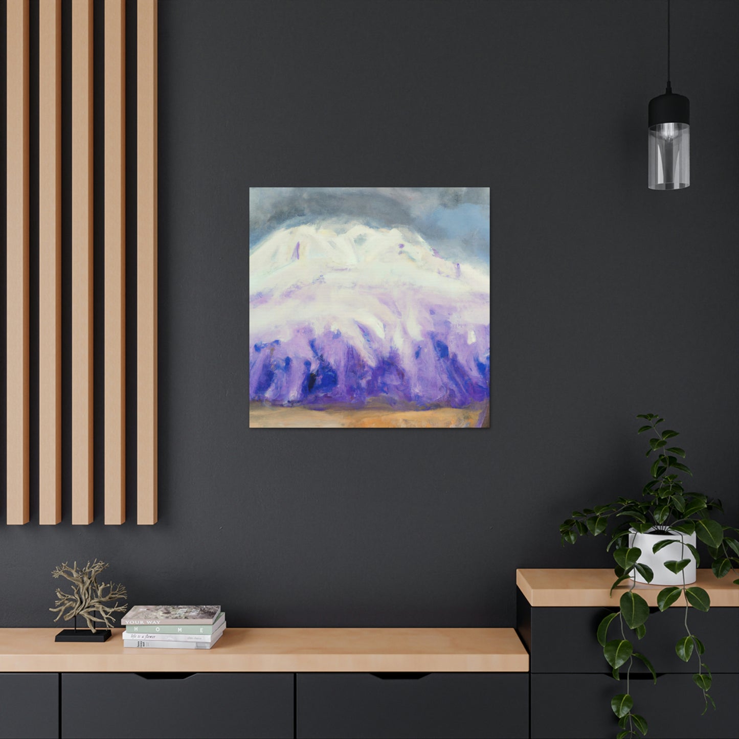 "Snowy Mountain Majesty" - Canvas