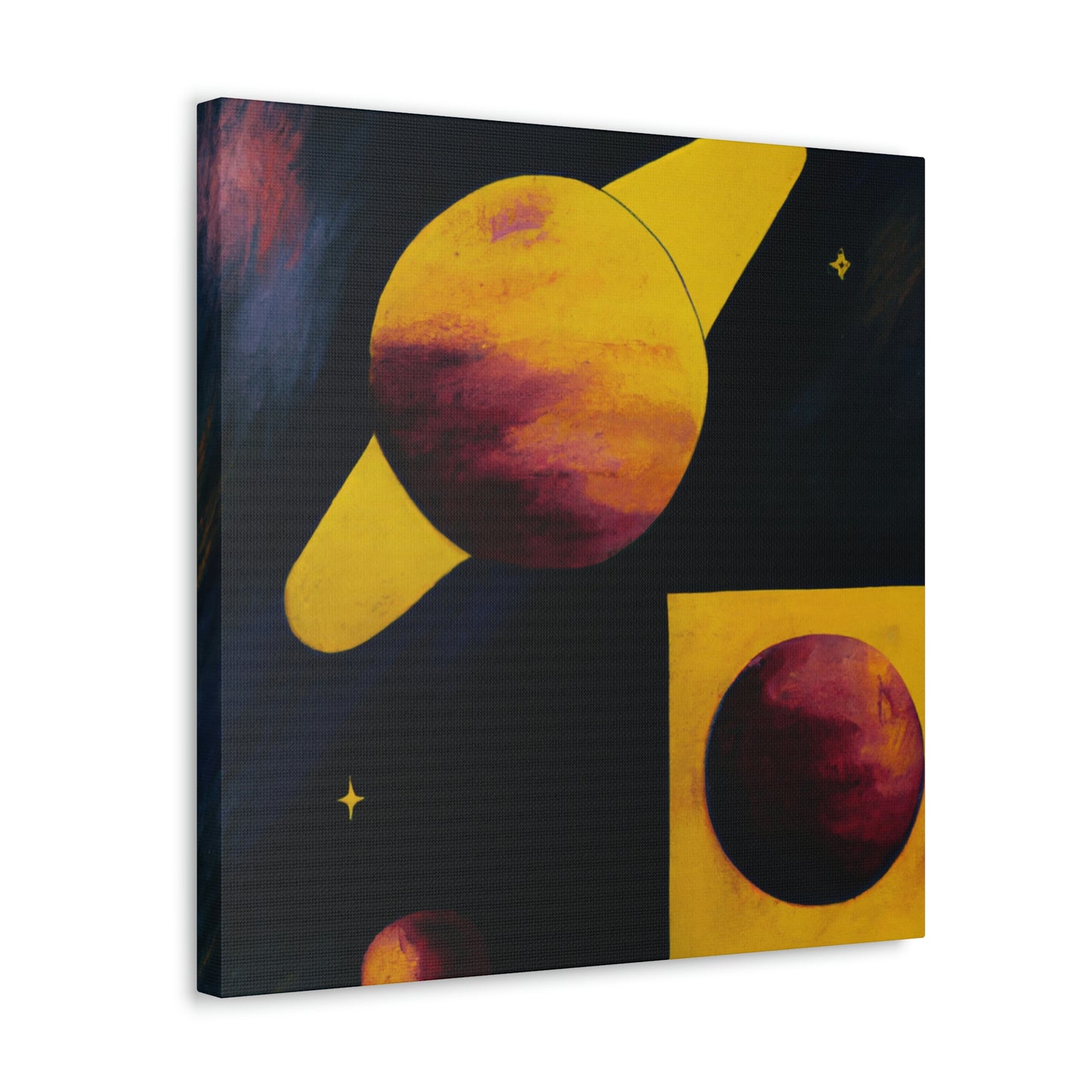 "Pluto, Planetary Enigma" - Canvas