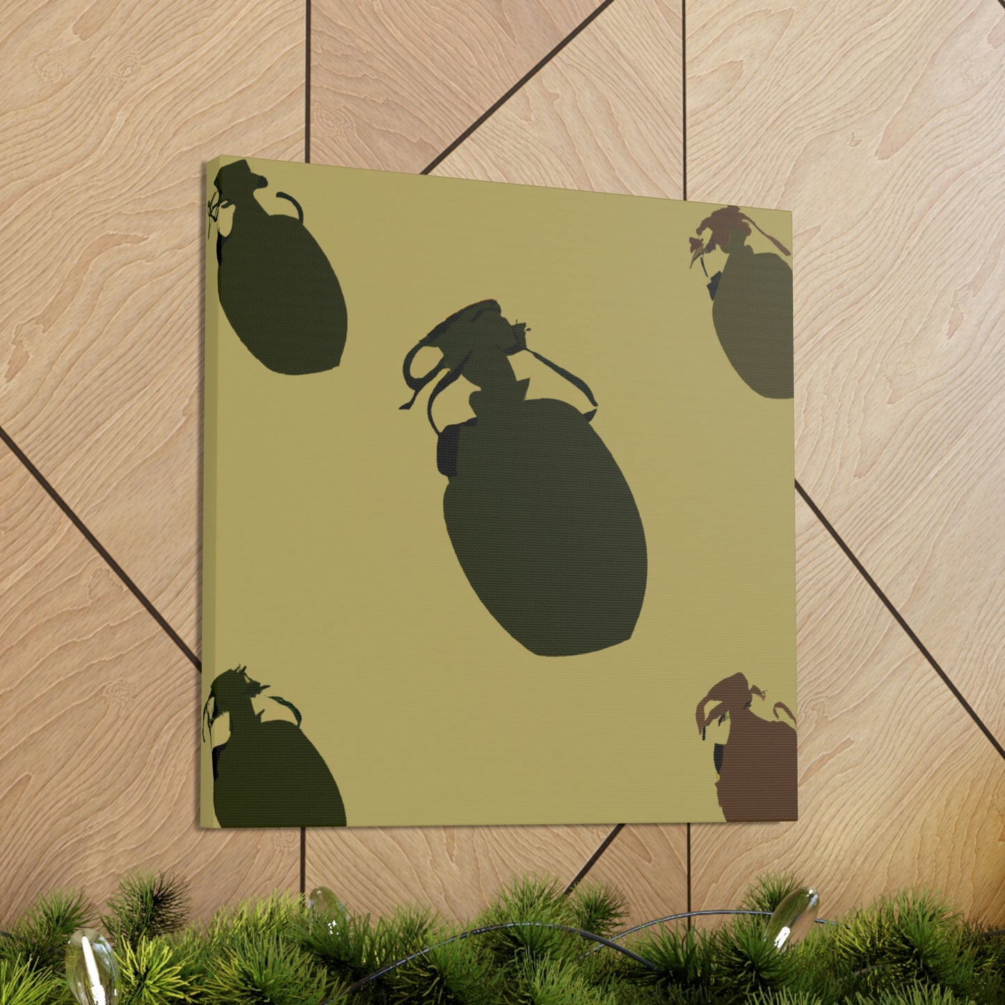 Grenades: Minimalist Art - Canvas