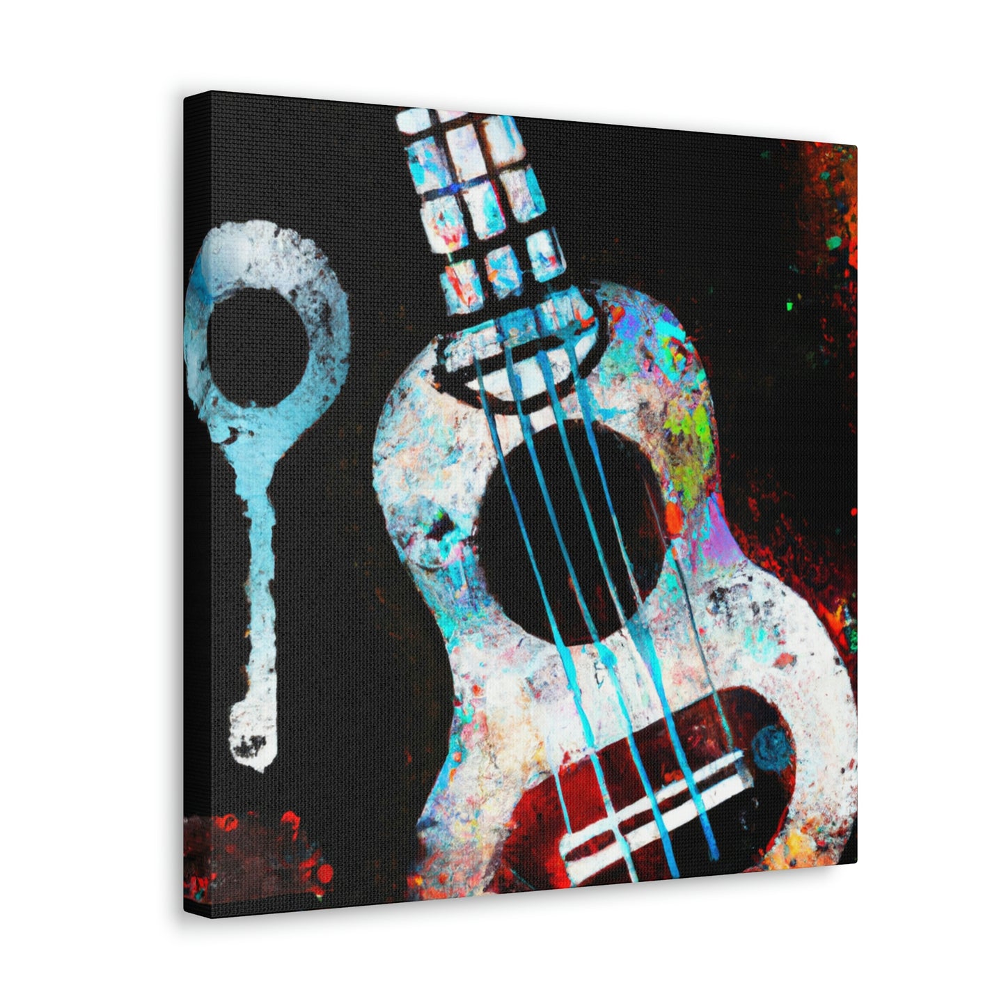 Ukelele Abstractionism - Canvas