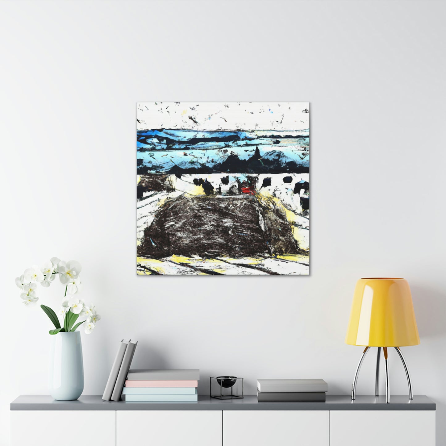 Hayfield in Dreamland - Canvas