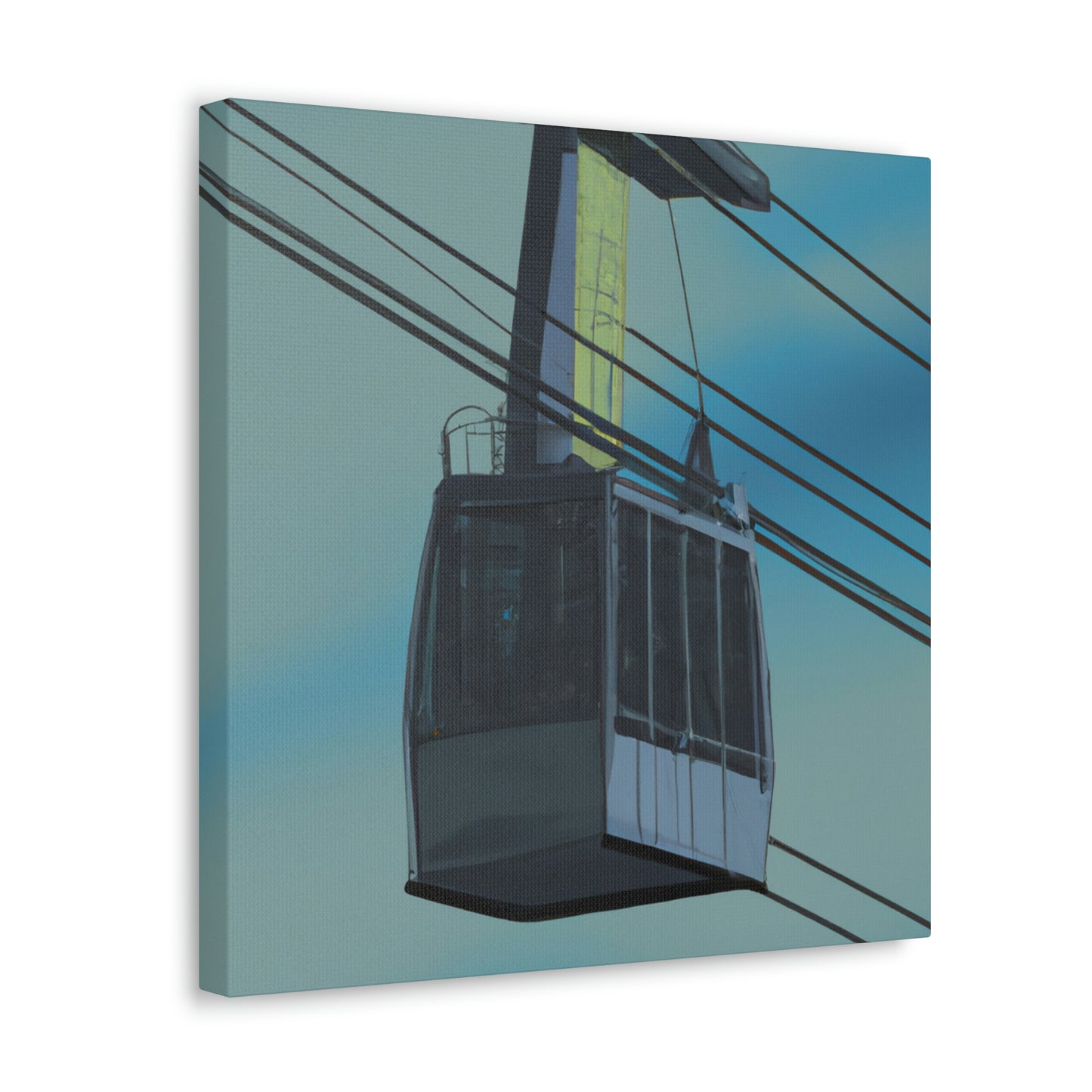 Cable Car Hyperrealism - Canvas