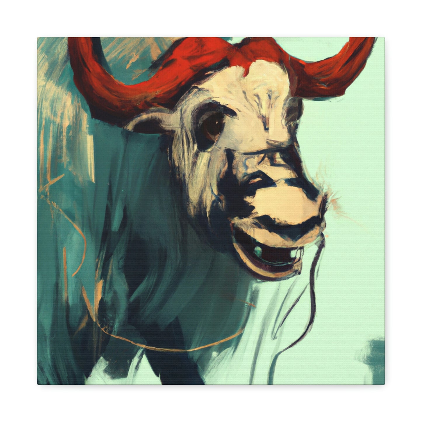 Yaks in the Wilderness - Canvas