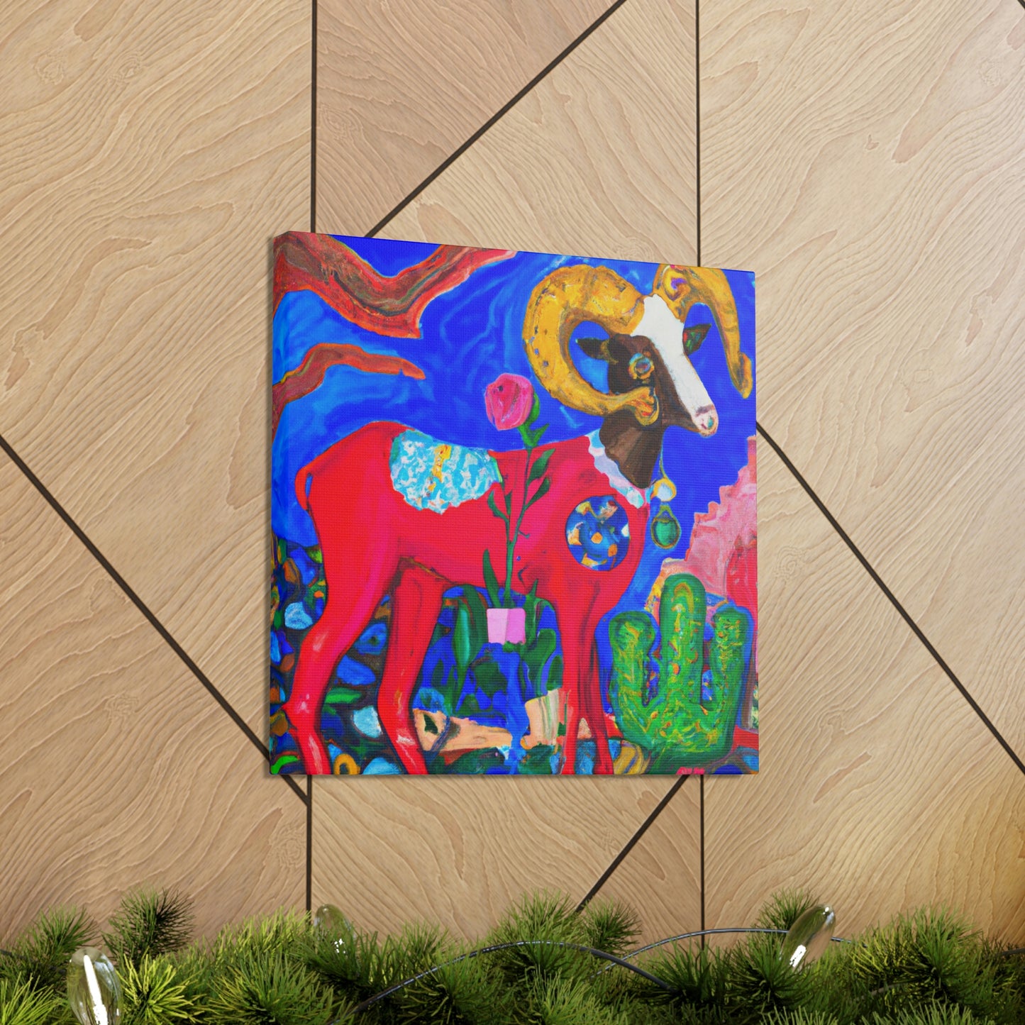 "Bighorn of the Wild" - Canvas