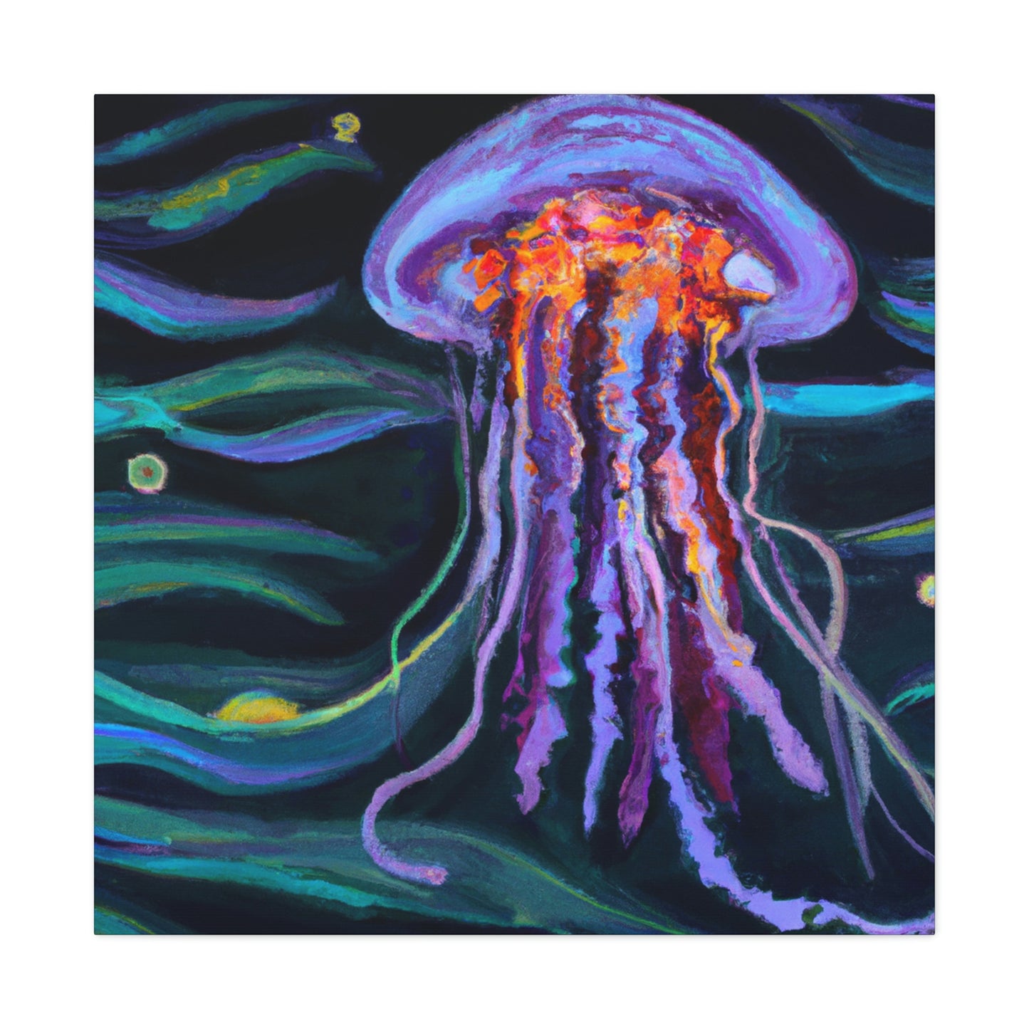 "Jellyfish Dream Streams" - Canvas