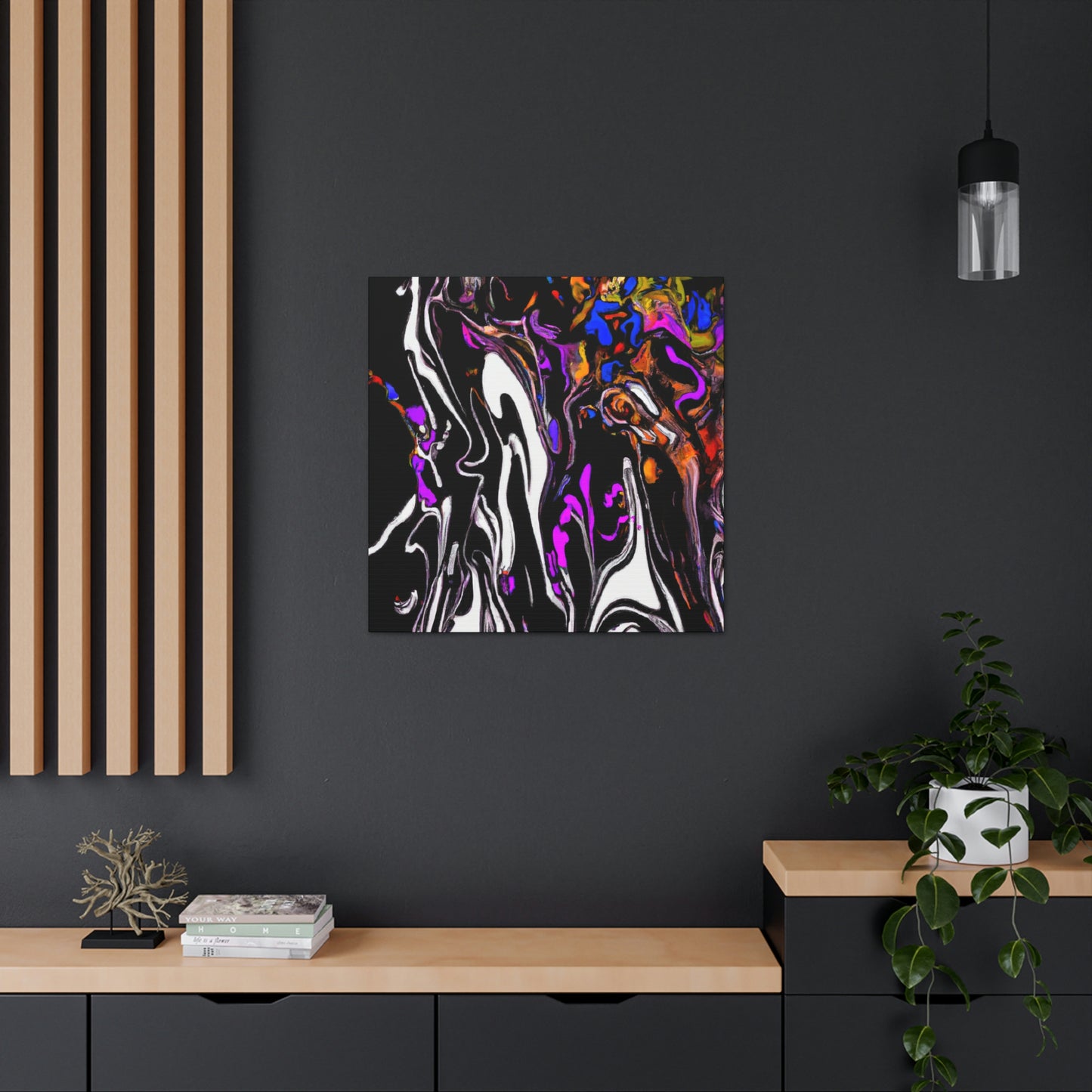 "Mystic Dusk Symphony" - Canvas