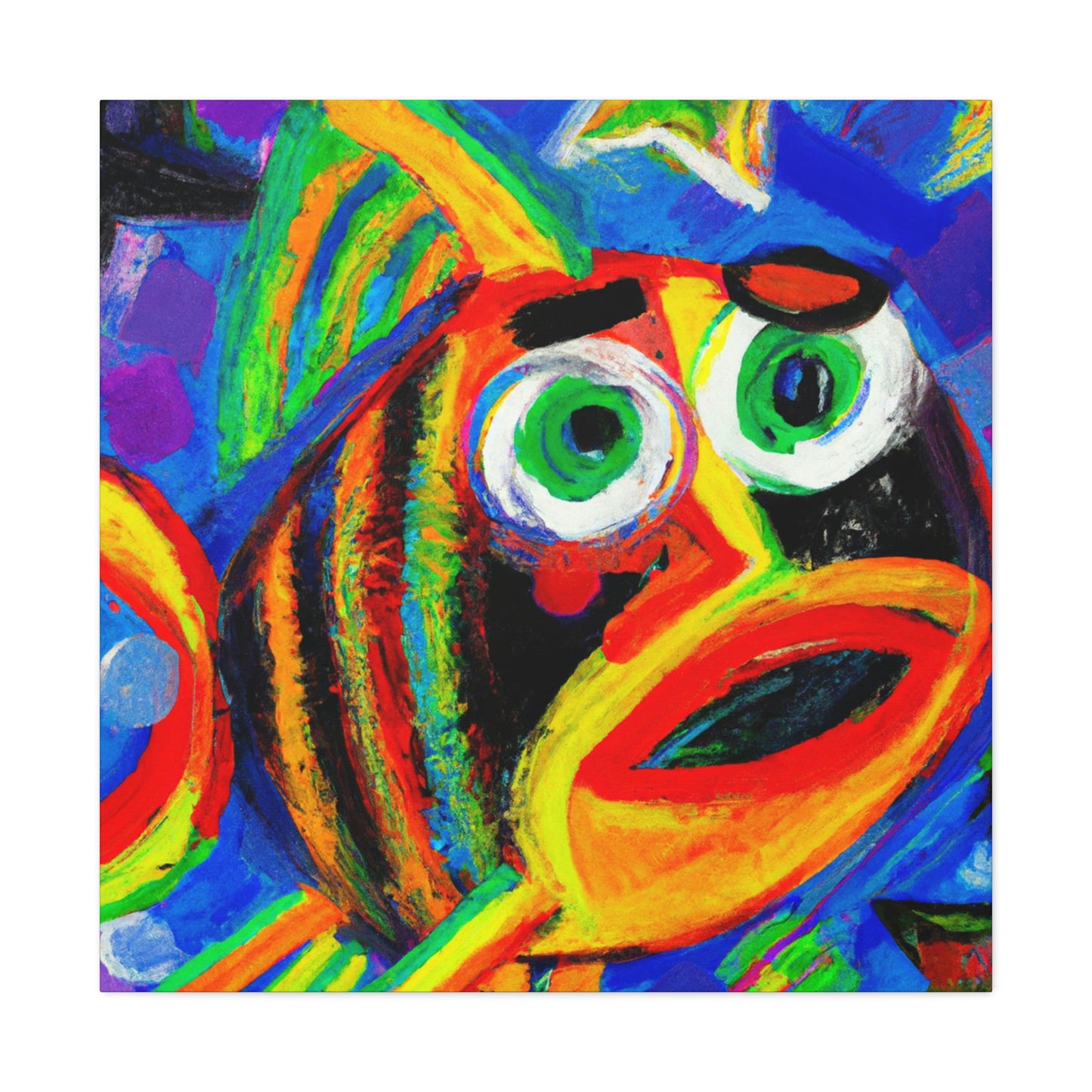 Rainbow Fish Harmony - Canvas