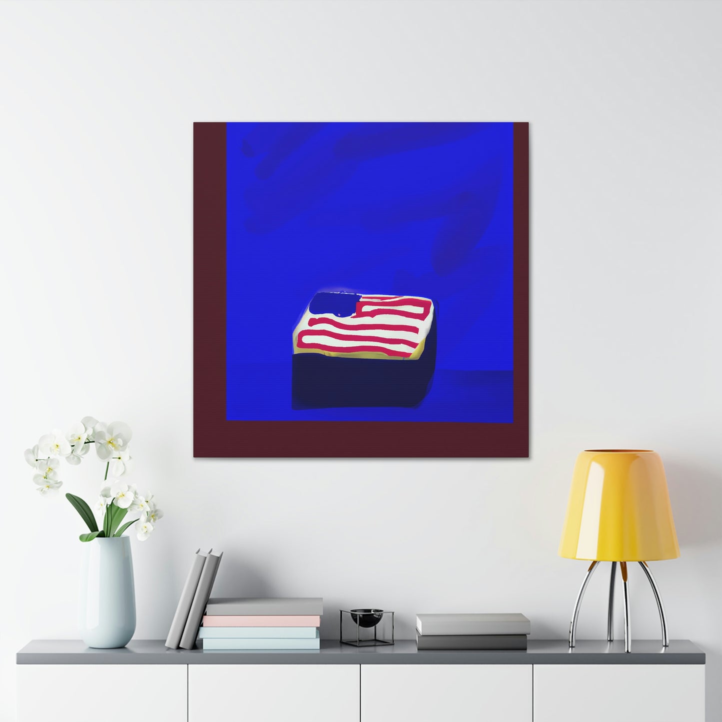 Red, White, Blue. - Canvas