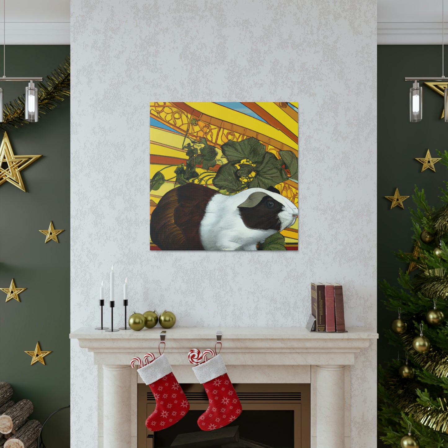 Guinea Pig Grandeur - Canvas