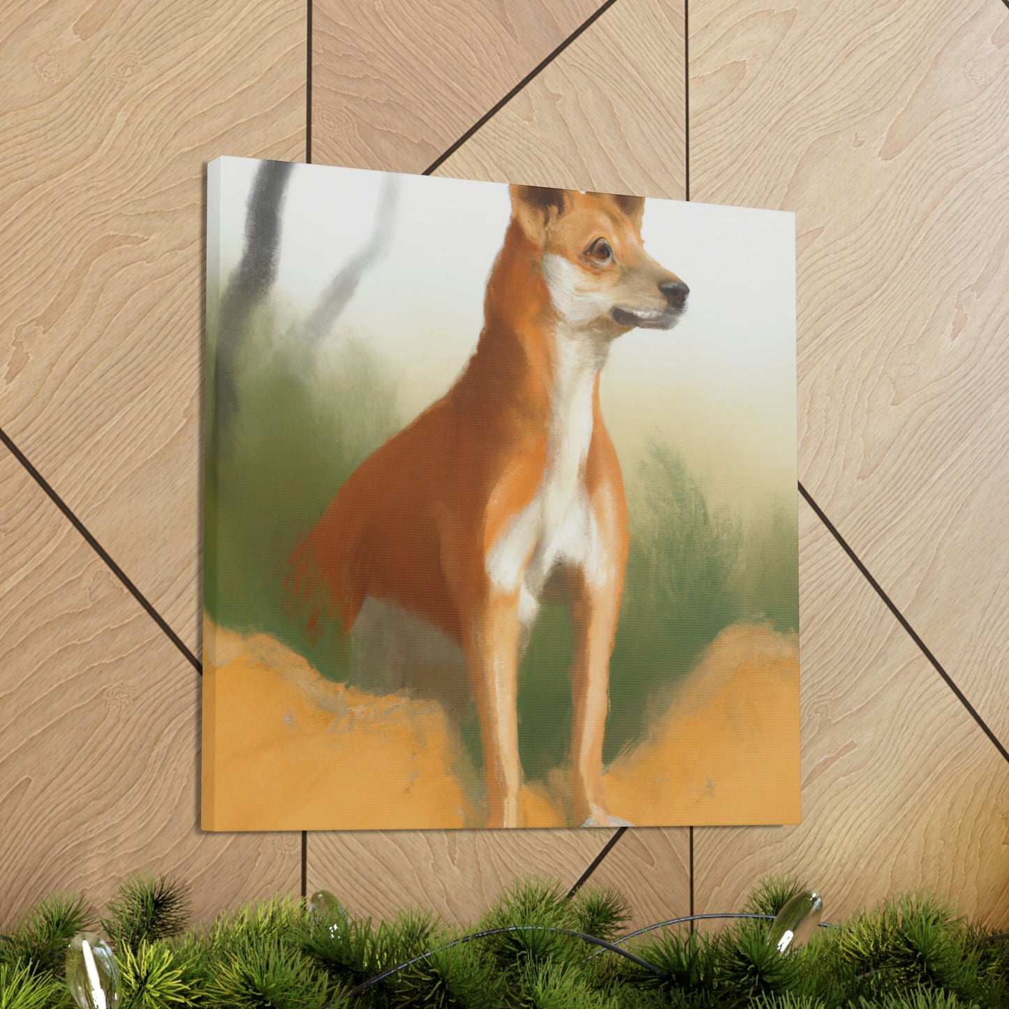 Dingo in the Outback - Canvas