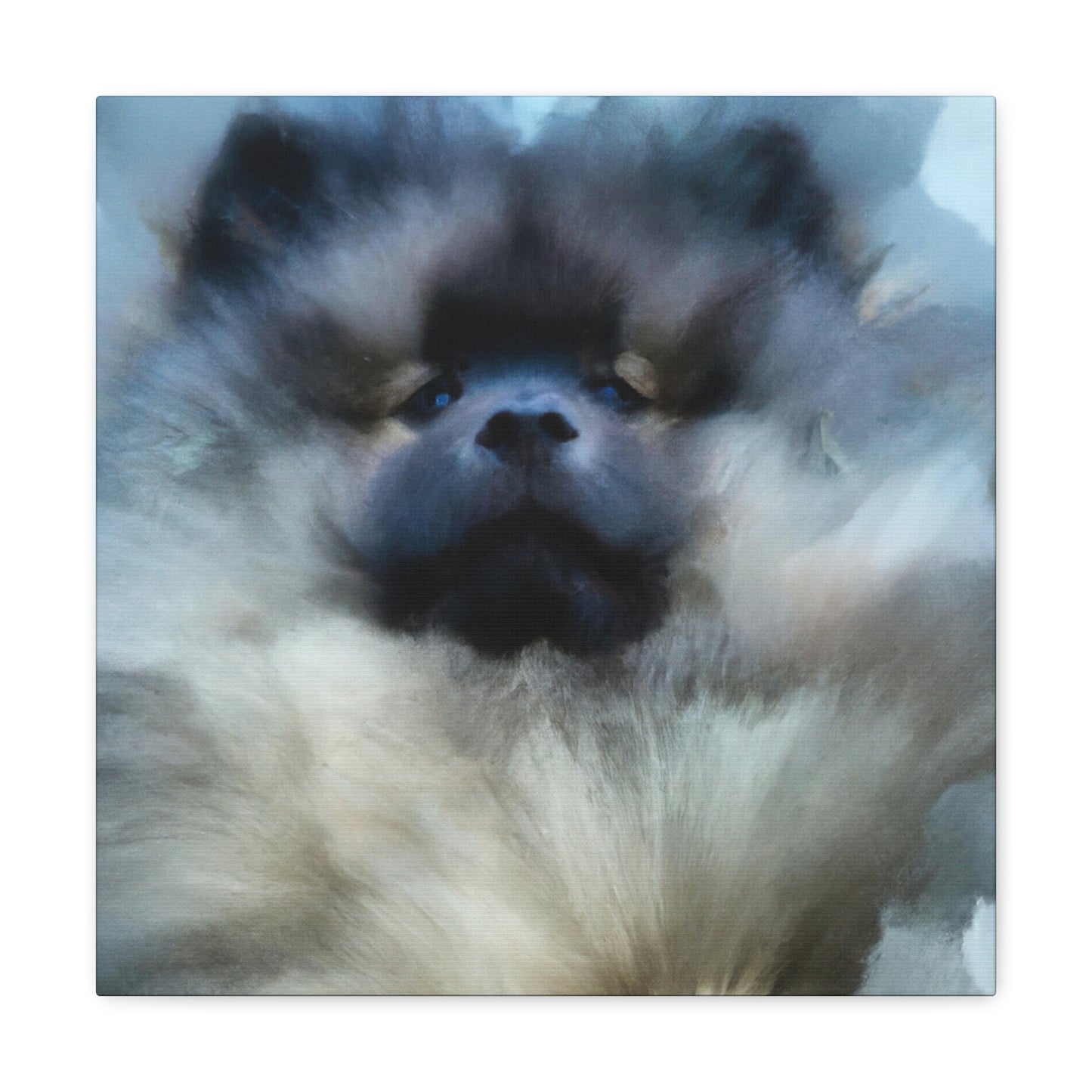 Keeshond in Abstract - Canvas