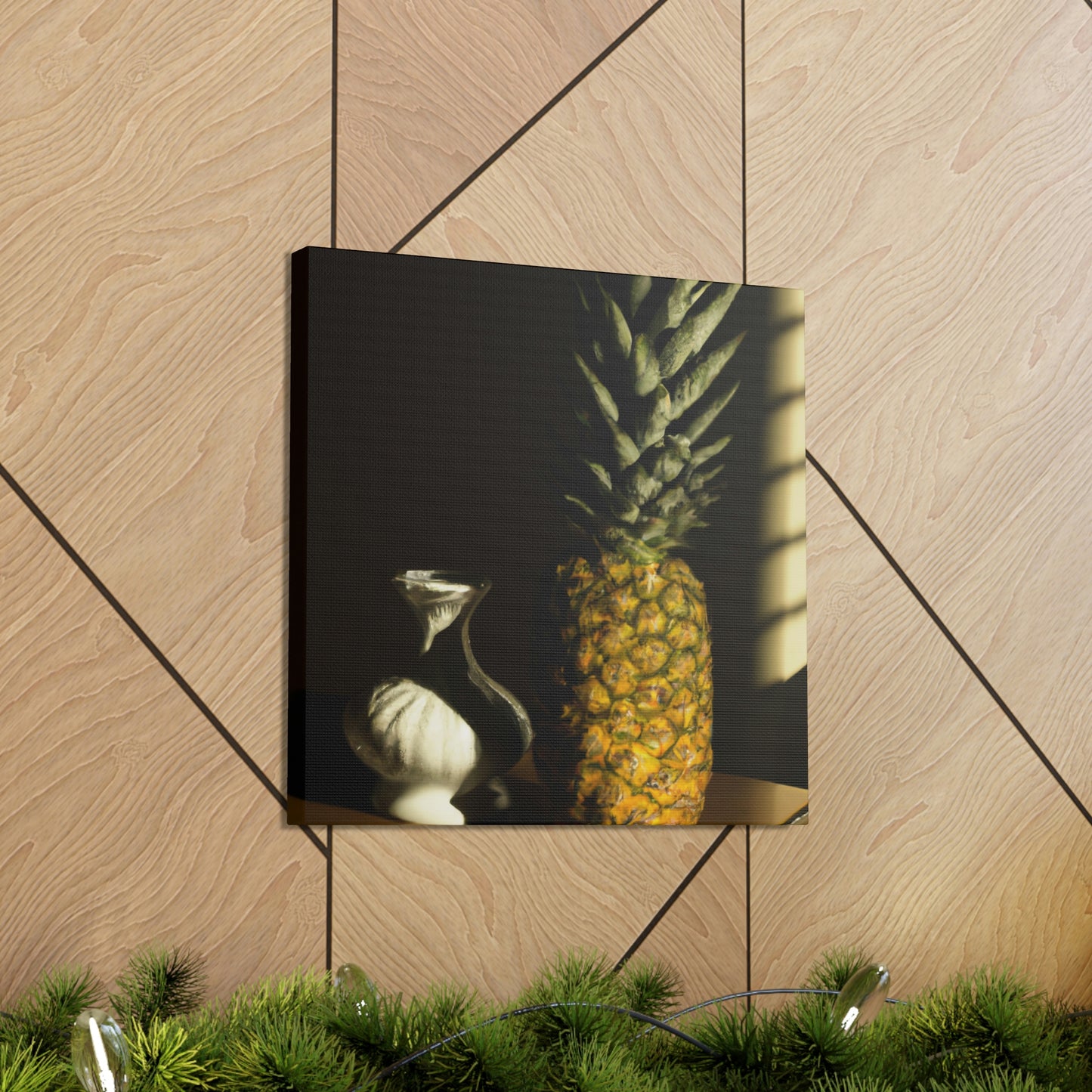 "Pineapple Paradise Deco" - Canvas