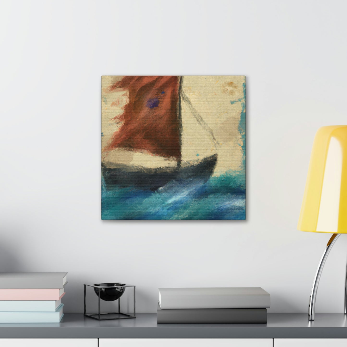 Sailing the Lonely Sea - Canvas