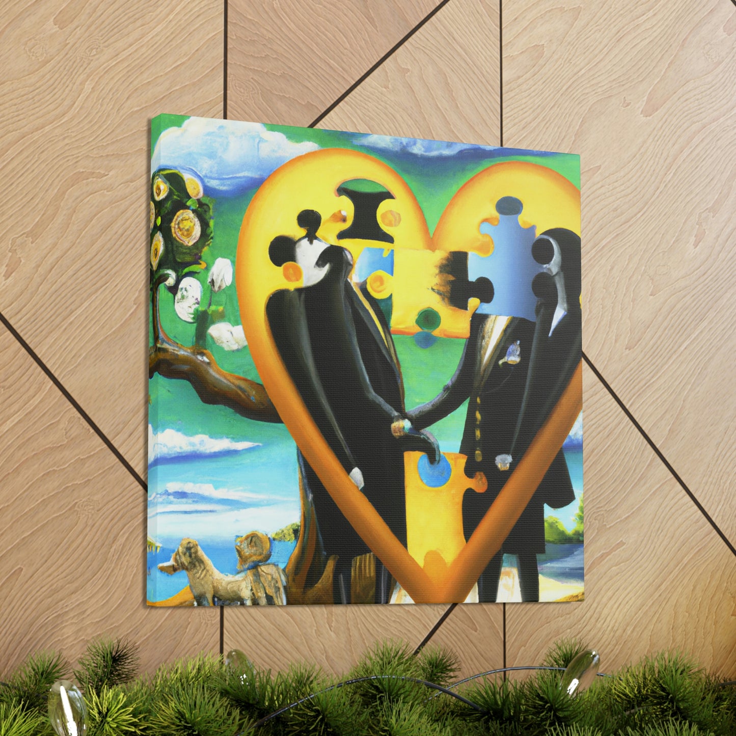 Love Puzzle Conundrum - Canvas