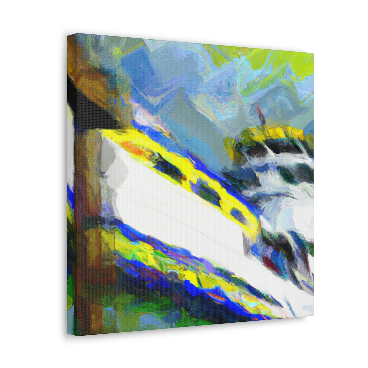 Ferry Across The River - Canvas