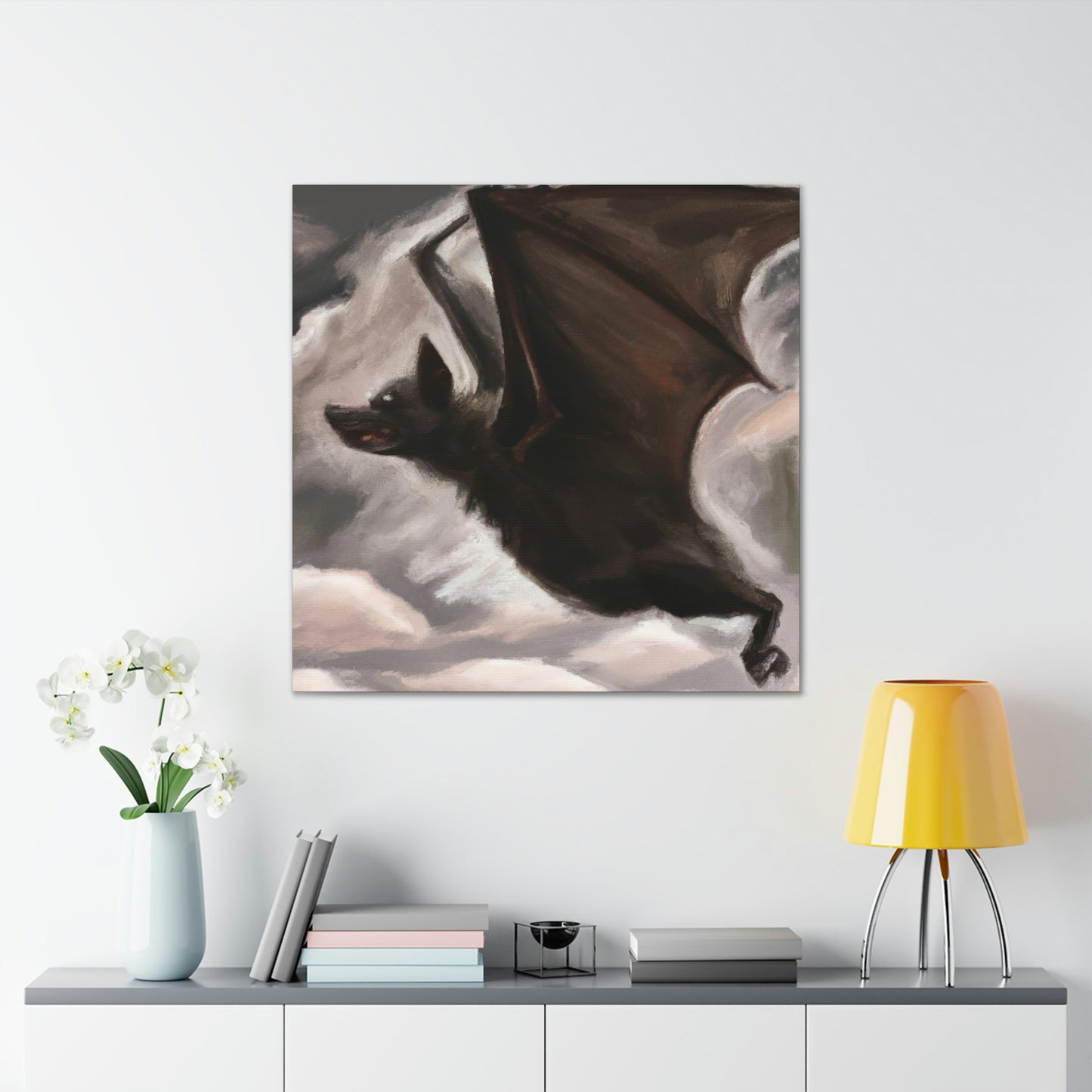 "Skyful of Bats" - Canvas