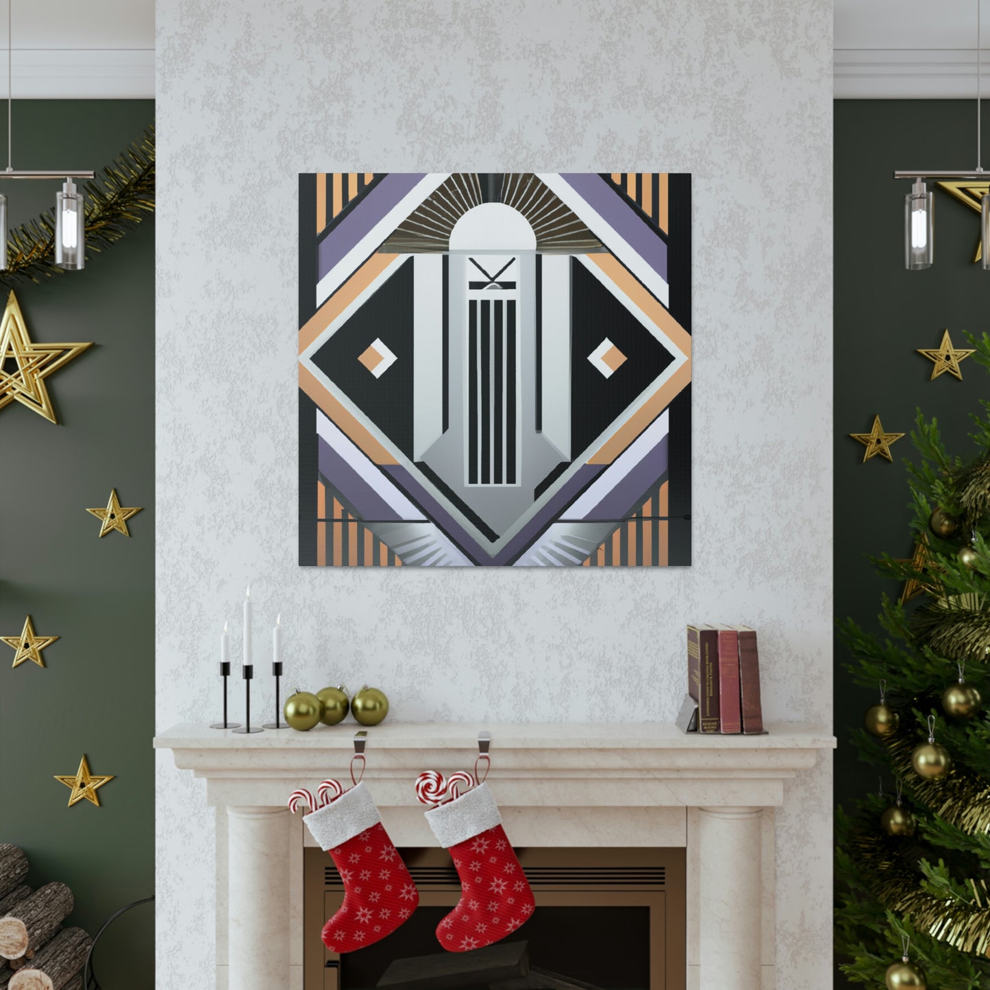 Dazzling Deco Splendor - Canvas