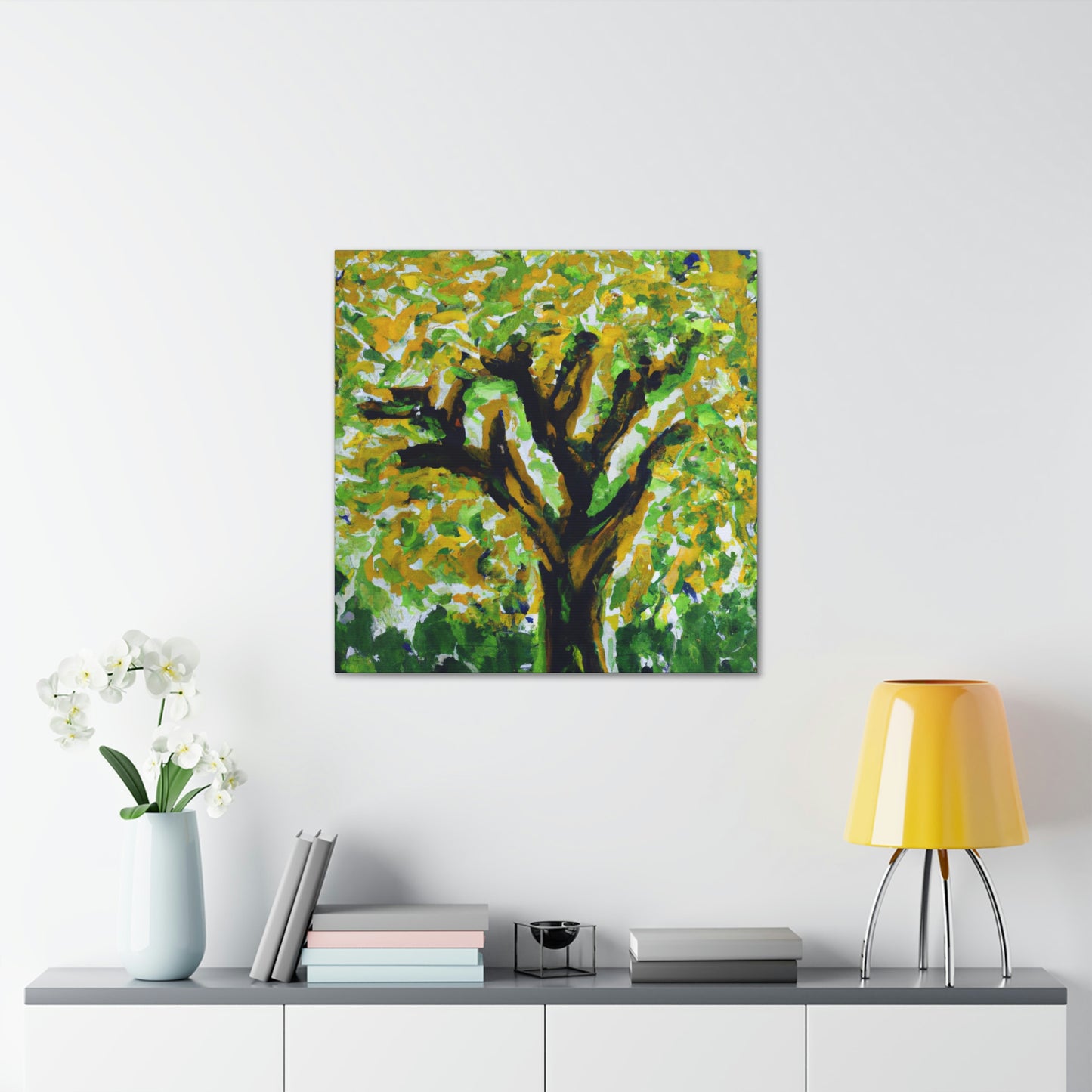 Elm Tree Expressionism - Canvas