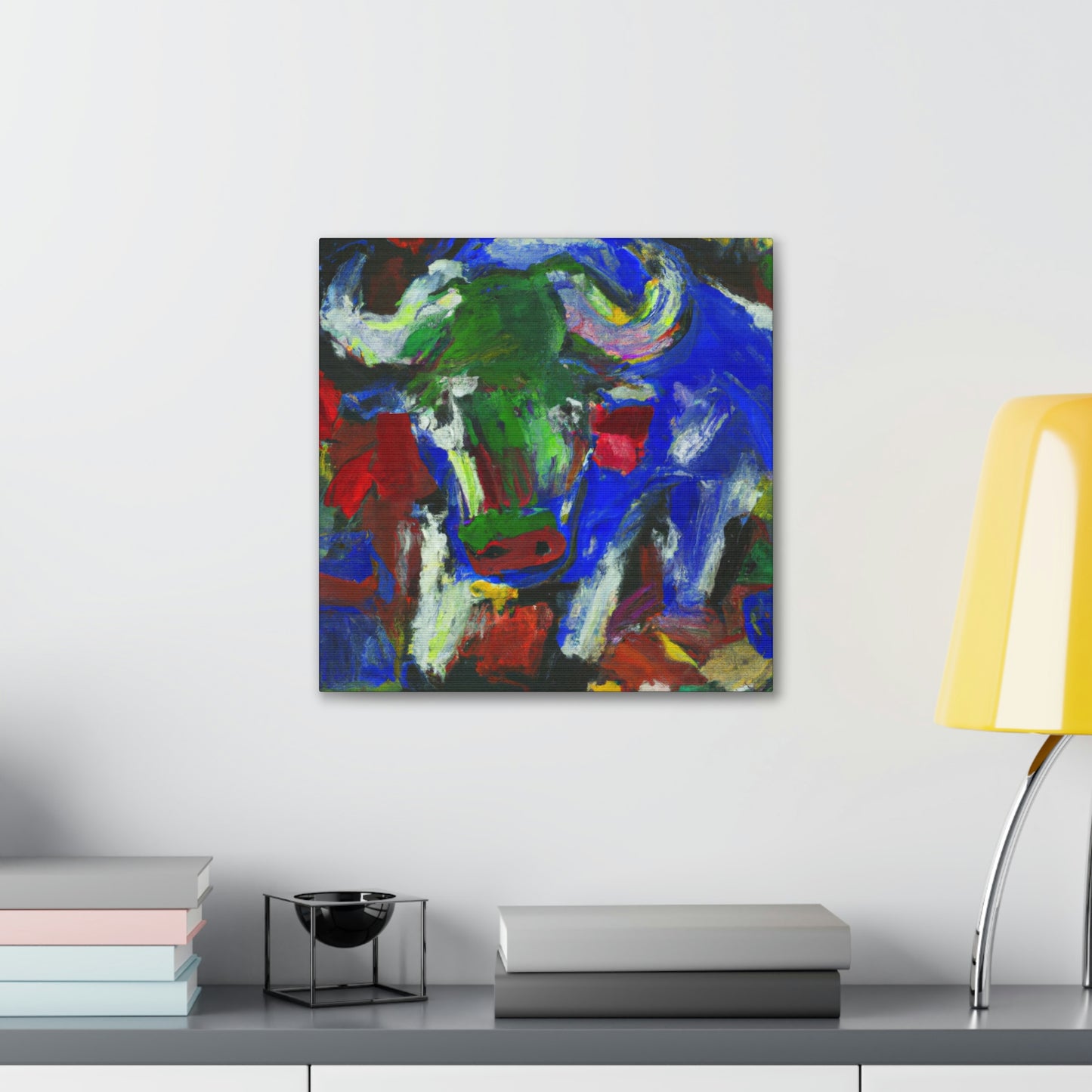 "Buffalo in Abstraction" - Canvas