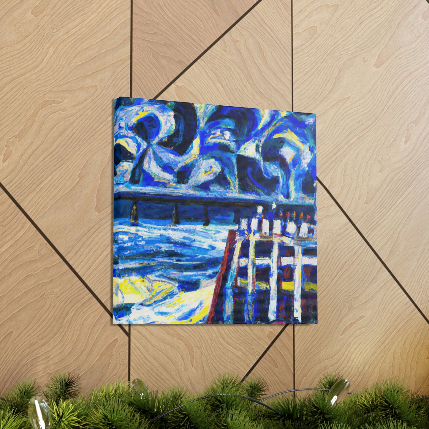 Seawall by Expressionism - Canvas