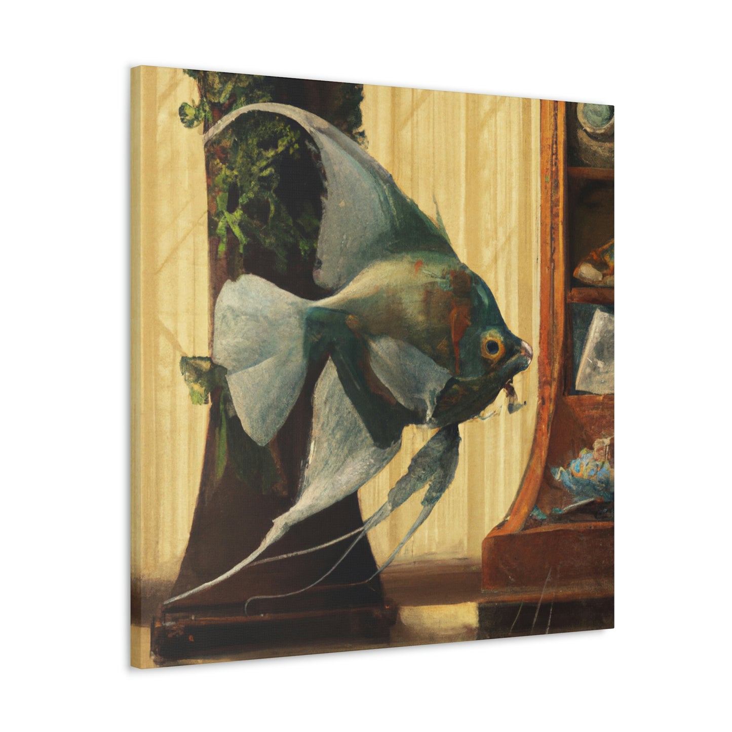 Ascend angelic fish - Canvas