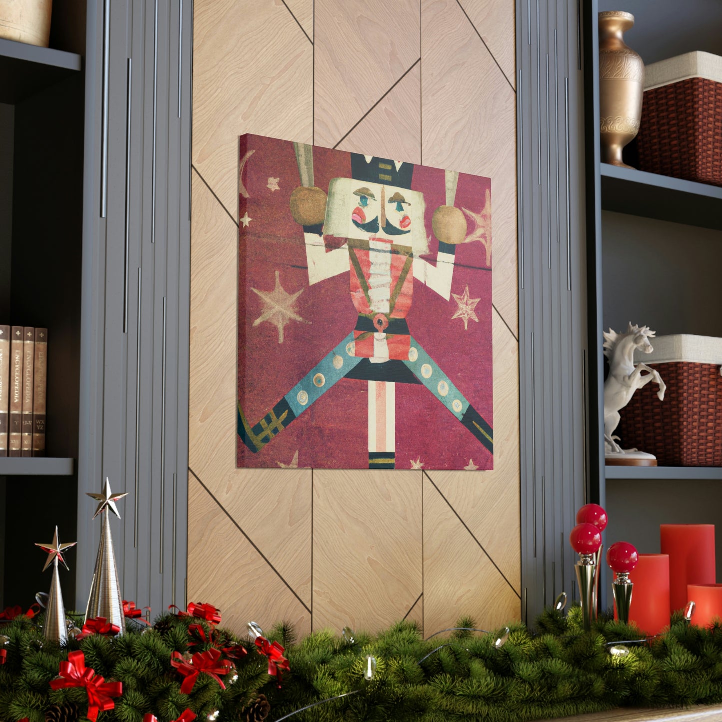 Nutcracker in Glitter - Canvas