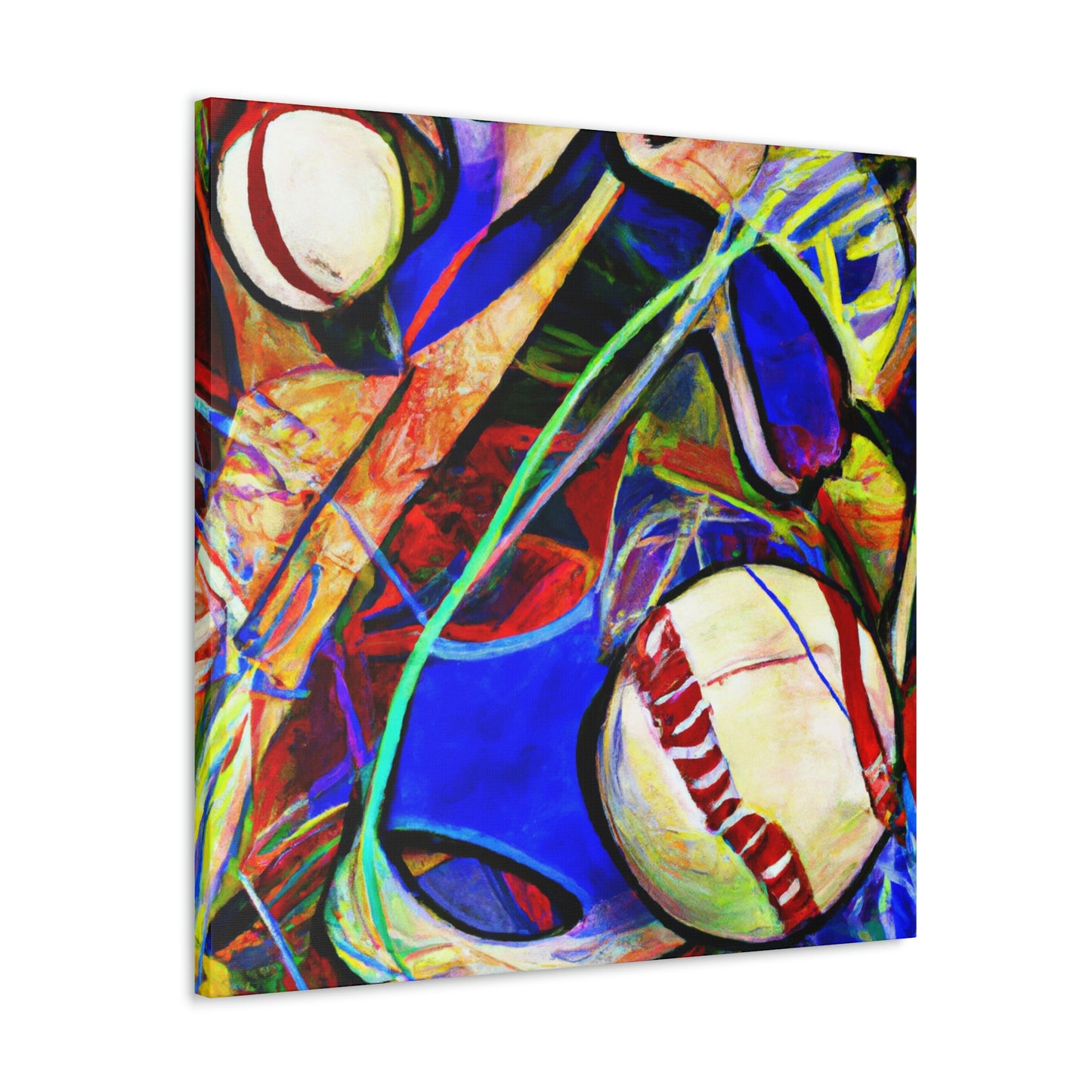 "Baseball: Expressionist Vision" - Canvas