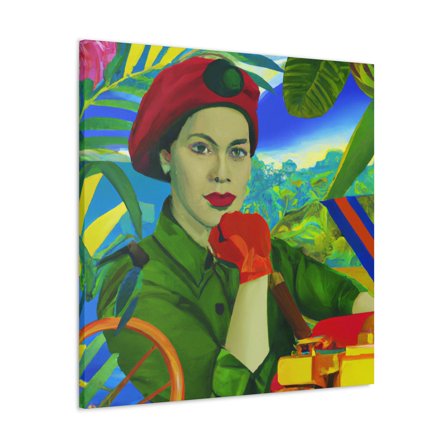 "Rosie the Riveter Reframed" - Canvas