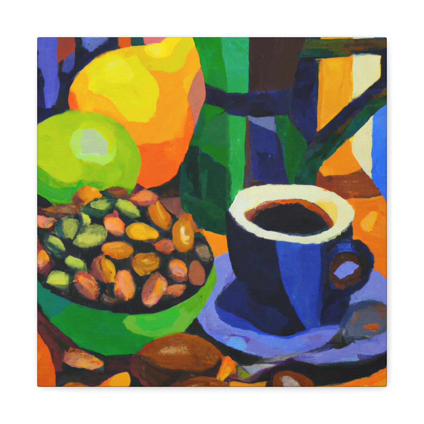 Coffee in Fauvism - Canvas