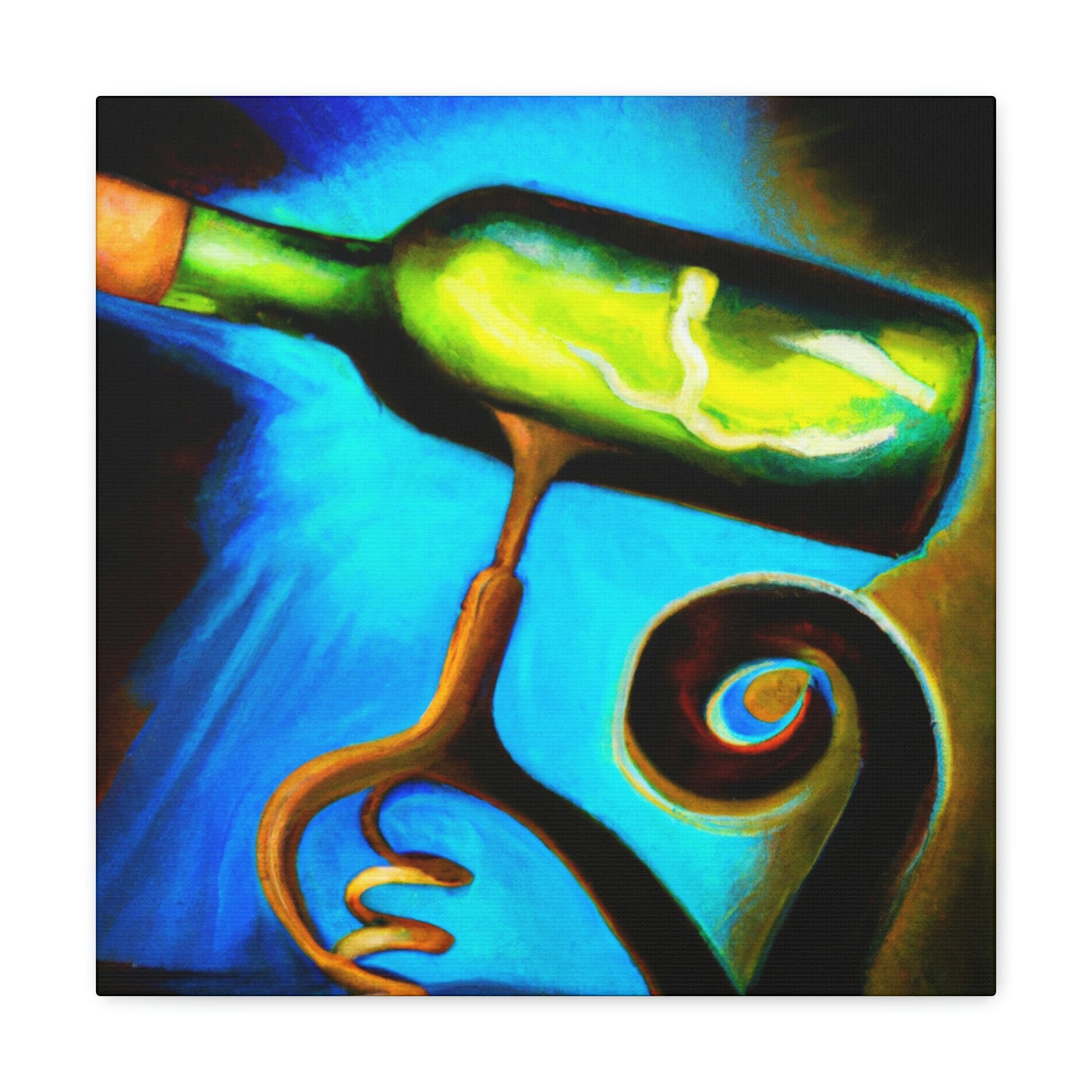 Corkscrew Boils Simmering - Canvas