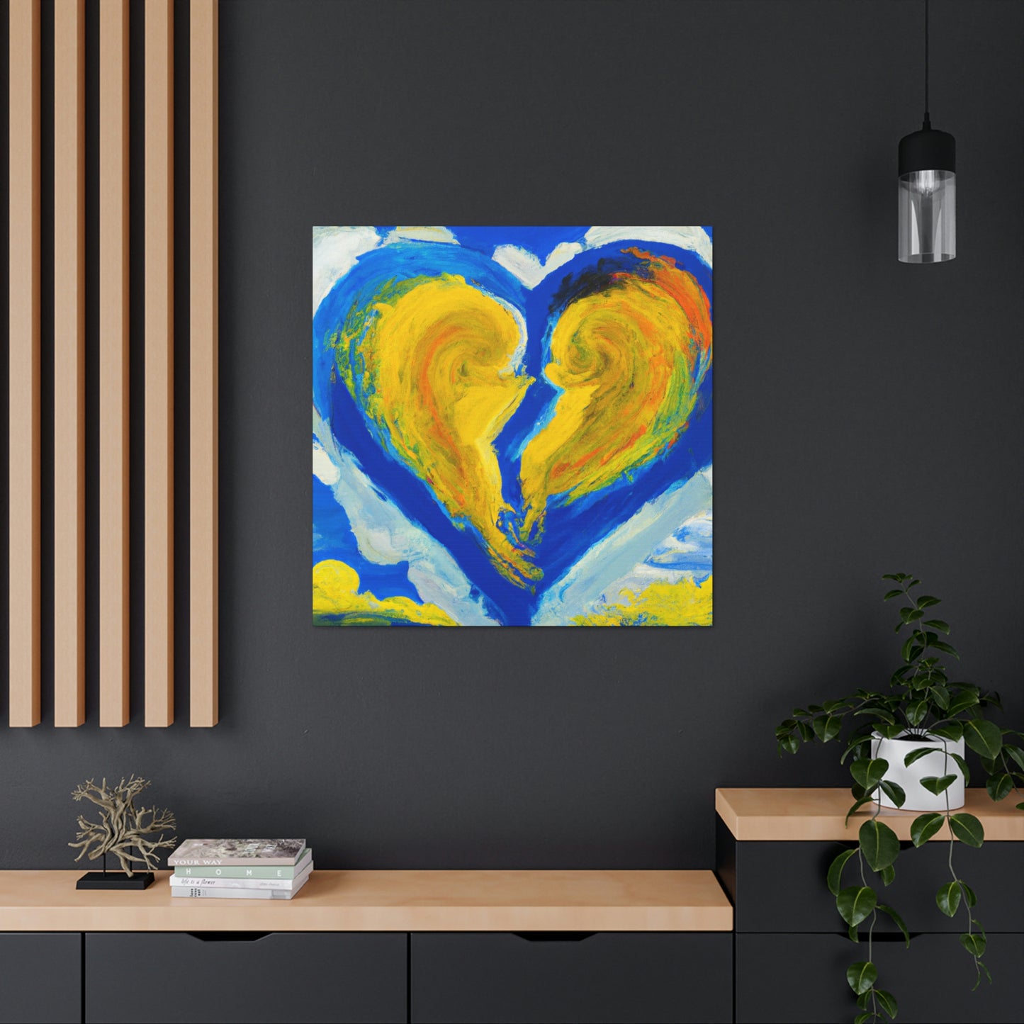 Heart Shaped Dreaming - Canvas