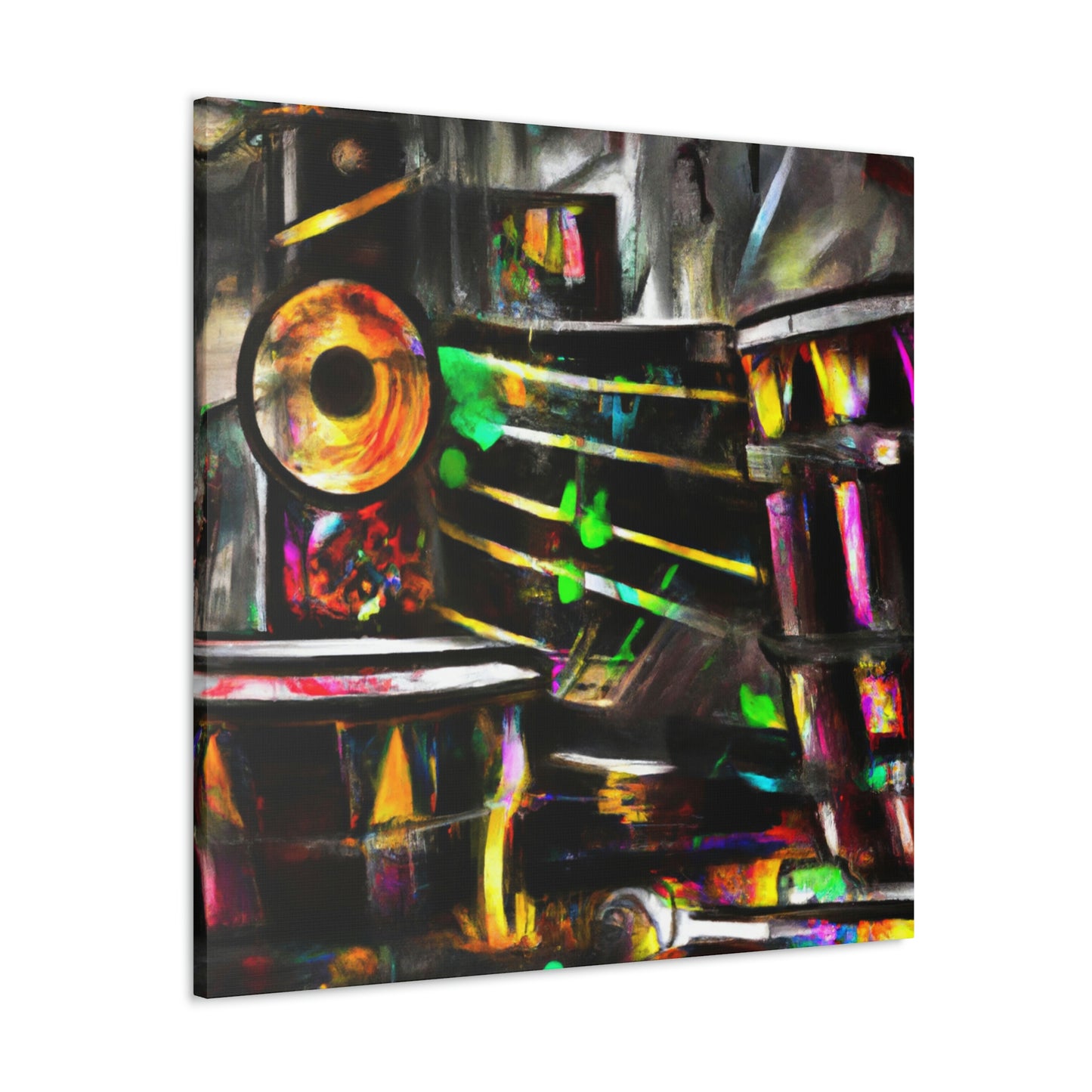 "Bongos in Expressionism" - Canvas