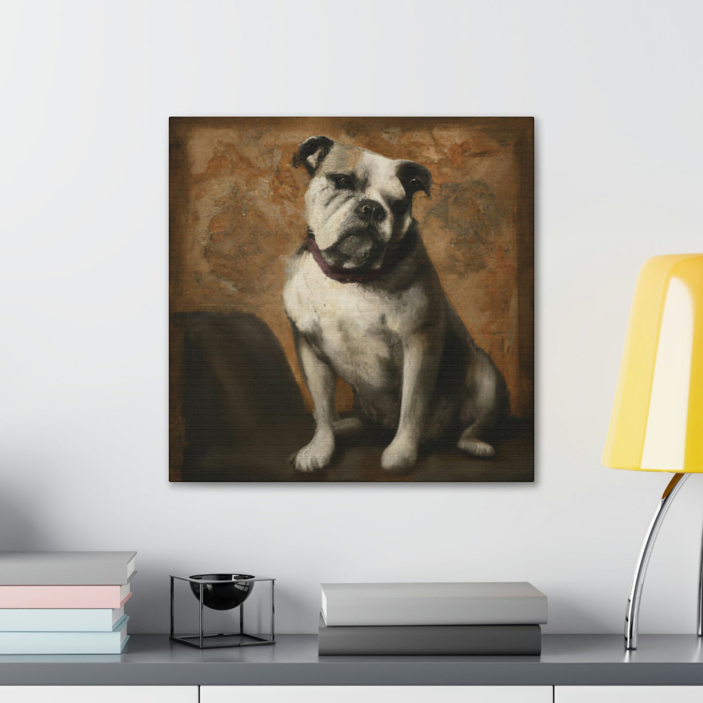 "Bulldog of Baroque" - Canvas