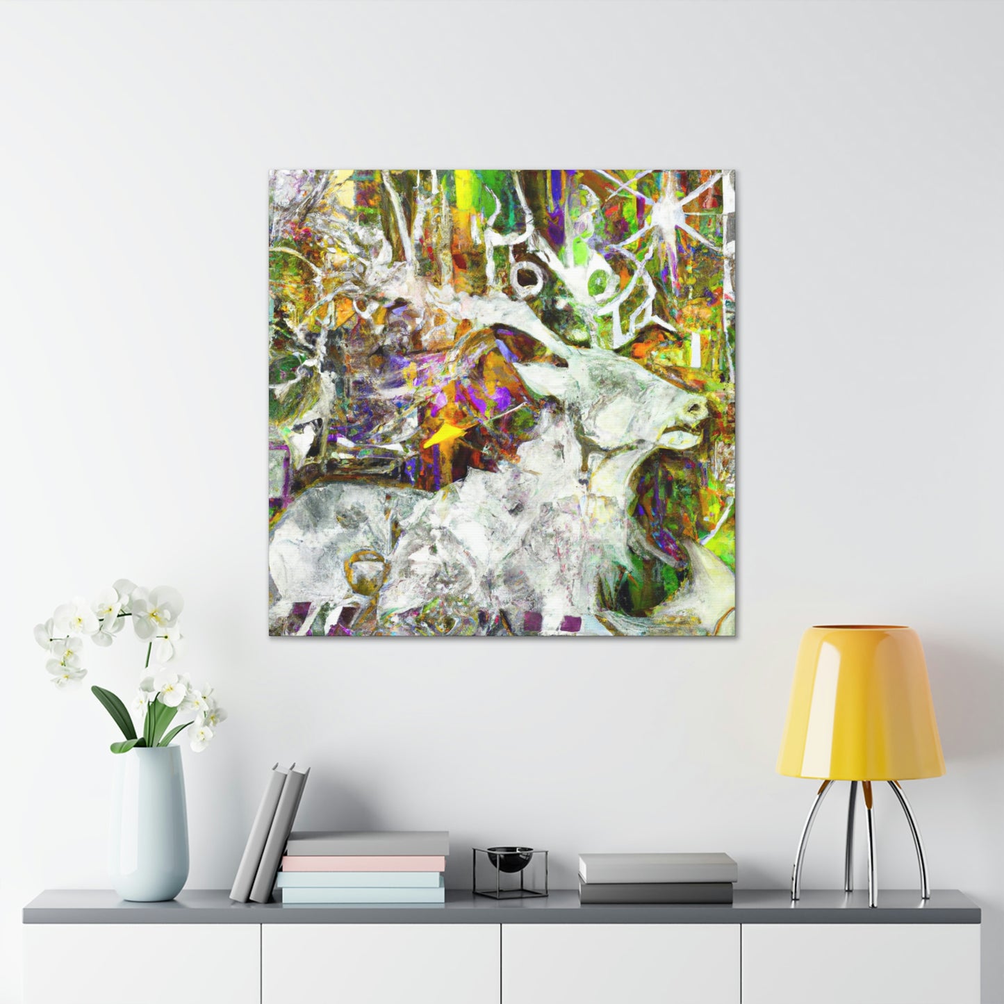 Reindeer in Flux - Canvas