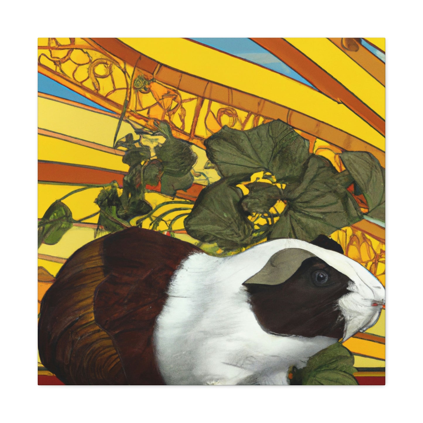 Guinea Pig Grandeur - Canvas